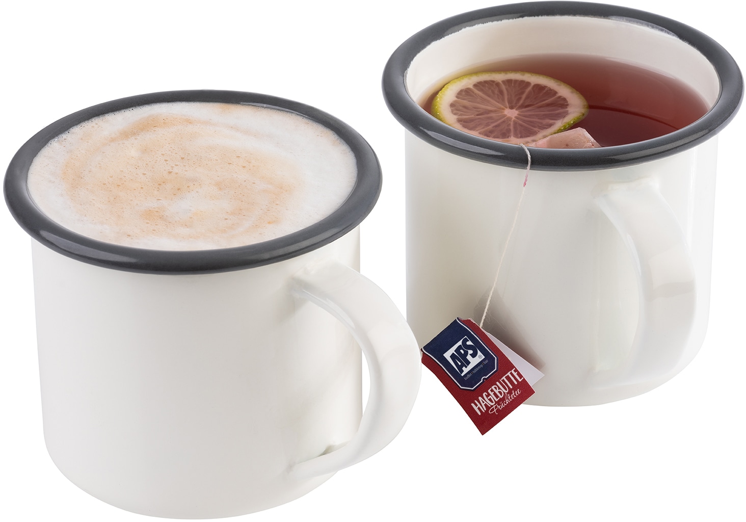 APS Tasse "2er", (Set, 2 tlg., 2er Set), 0,35 l, H: 8cm