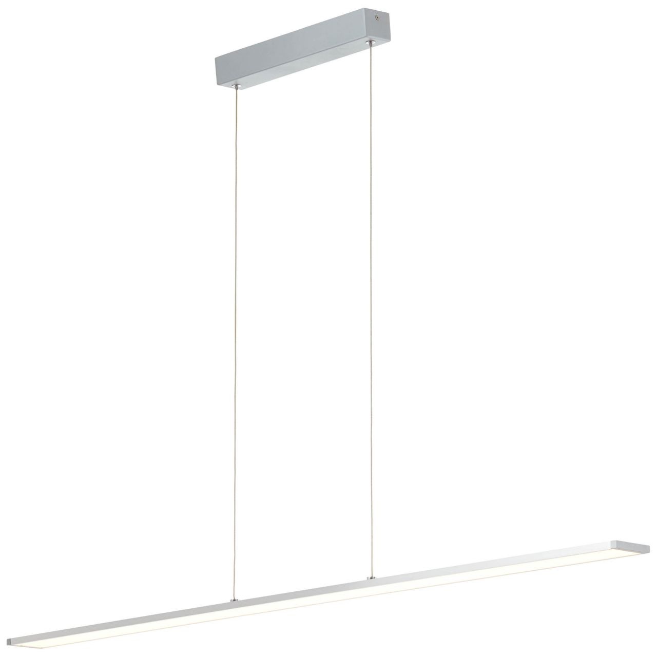 Brilliant Leuchten Pendelleuchte Entrance, LED-Modul, 1 St., Tageslichtweiß, LED Hängelampe Paneel 120cm alu/weiß easyDim