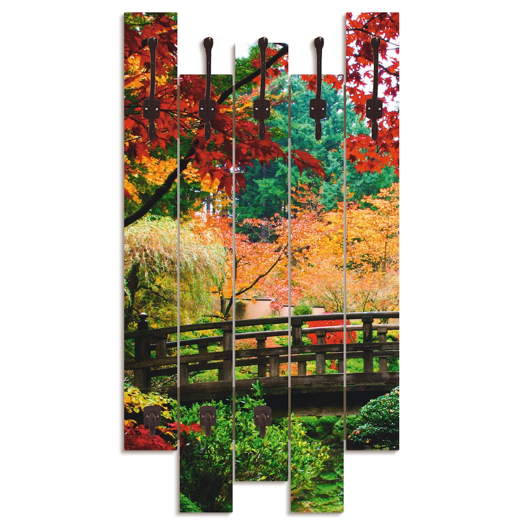 Artland Garderobenleiste »Eine Brücke im japanischen Garten«
