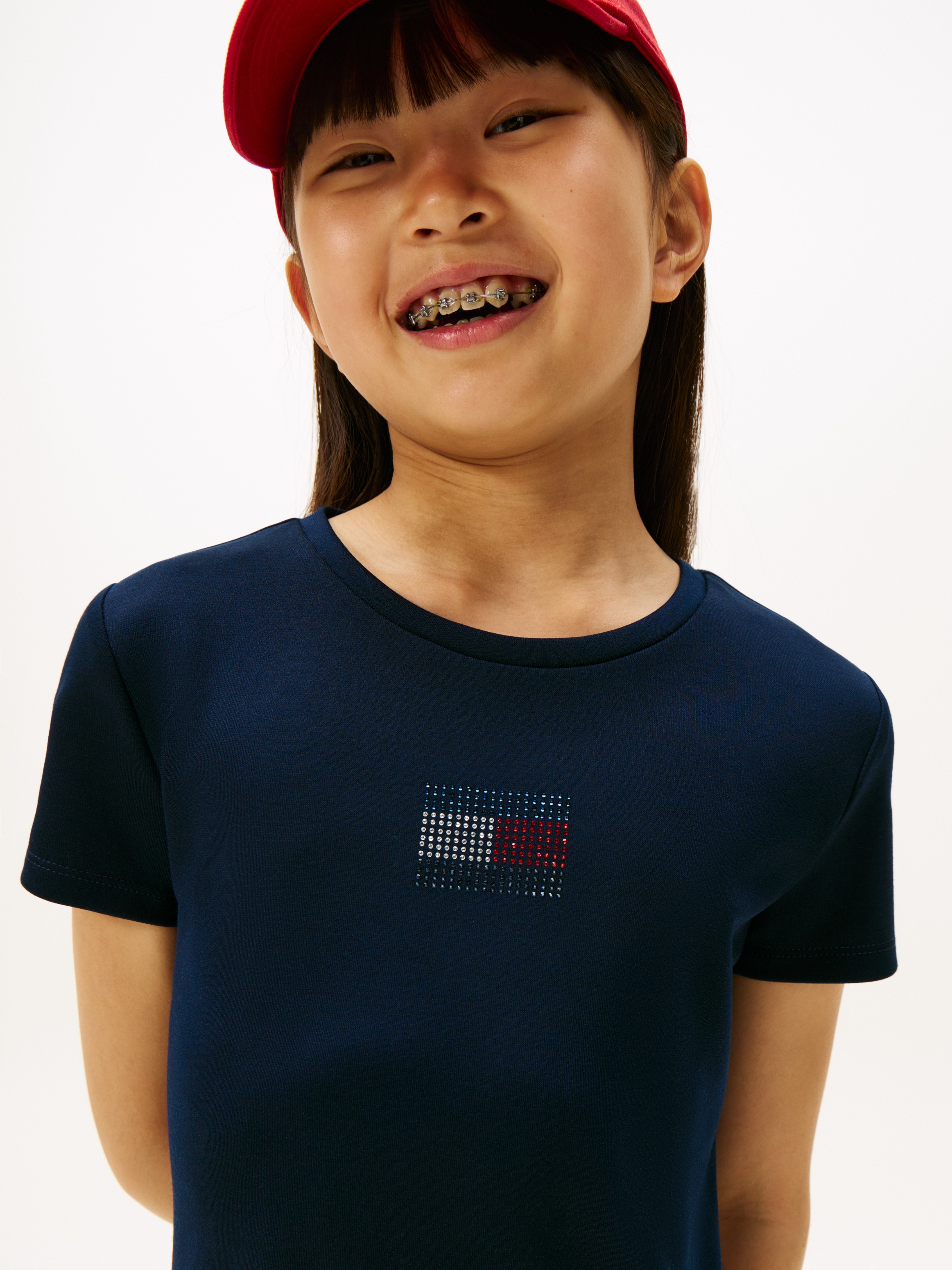 Tommy Hilfiger Shirtkleid »STRAIGHT PUNTO DRESS S/S«, Kinder bis 16 Jahre