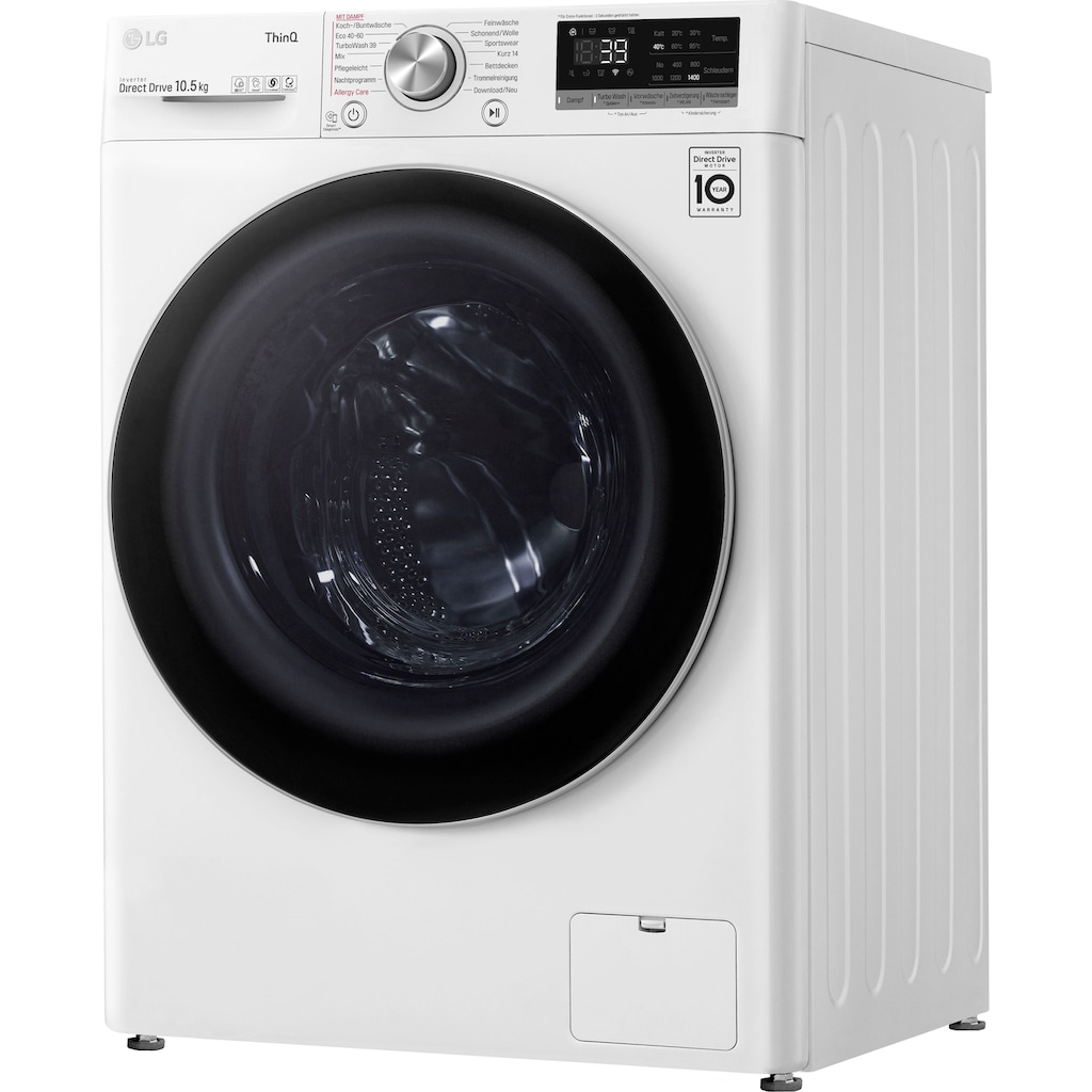 LG Waschmaschine »F4WV710P1«, Serie 7, F4WV710P1E, 10,5 kg, 1400 U/min