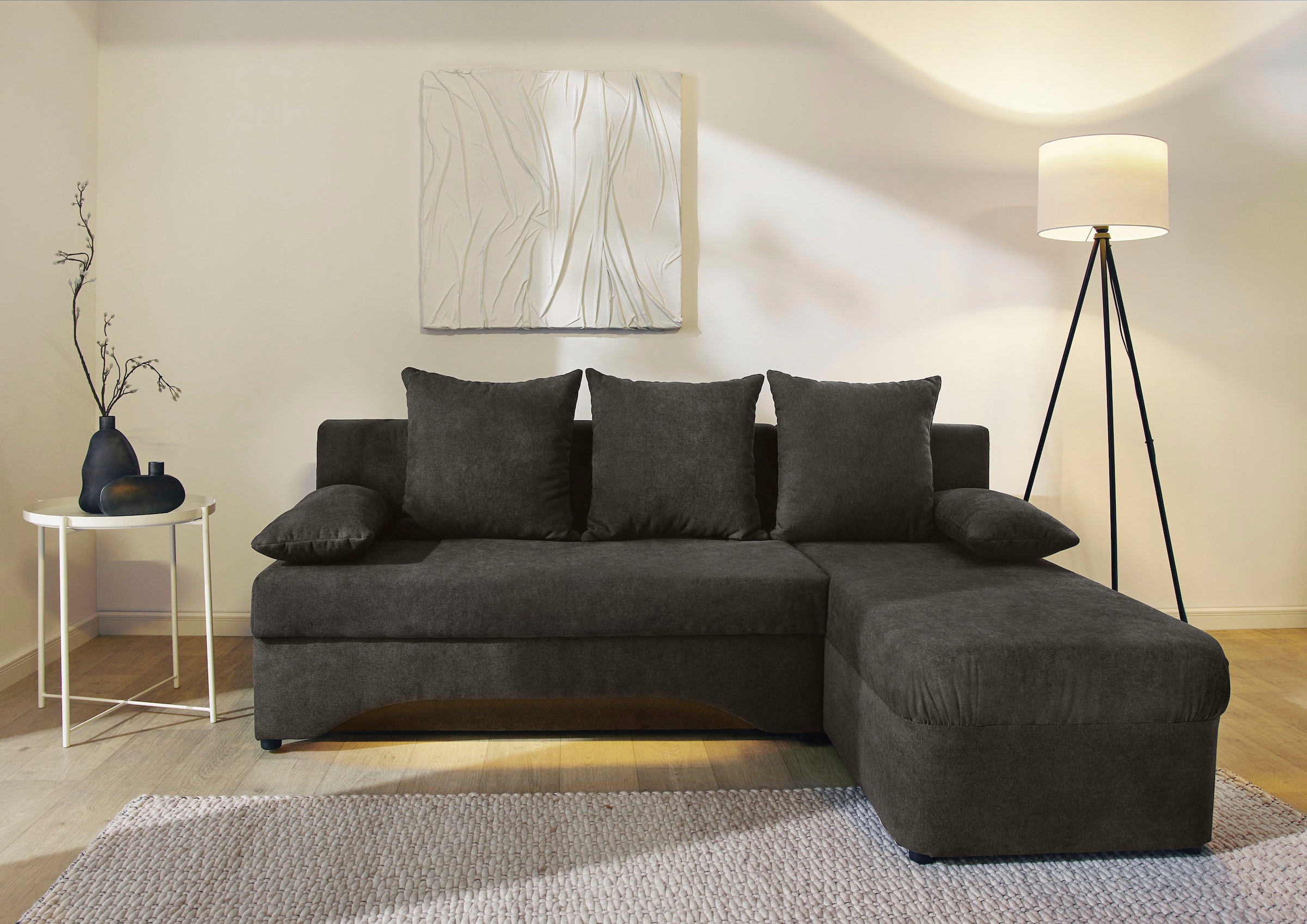 Jockenhöfer Gruppe Ecksofa "Starlight, L-Form, mit dimmbarer LED-Beleuchtun günstig online kaufen