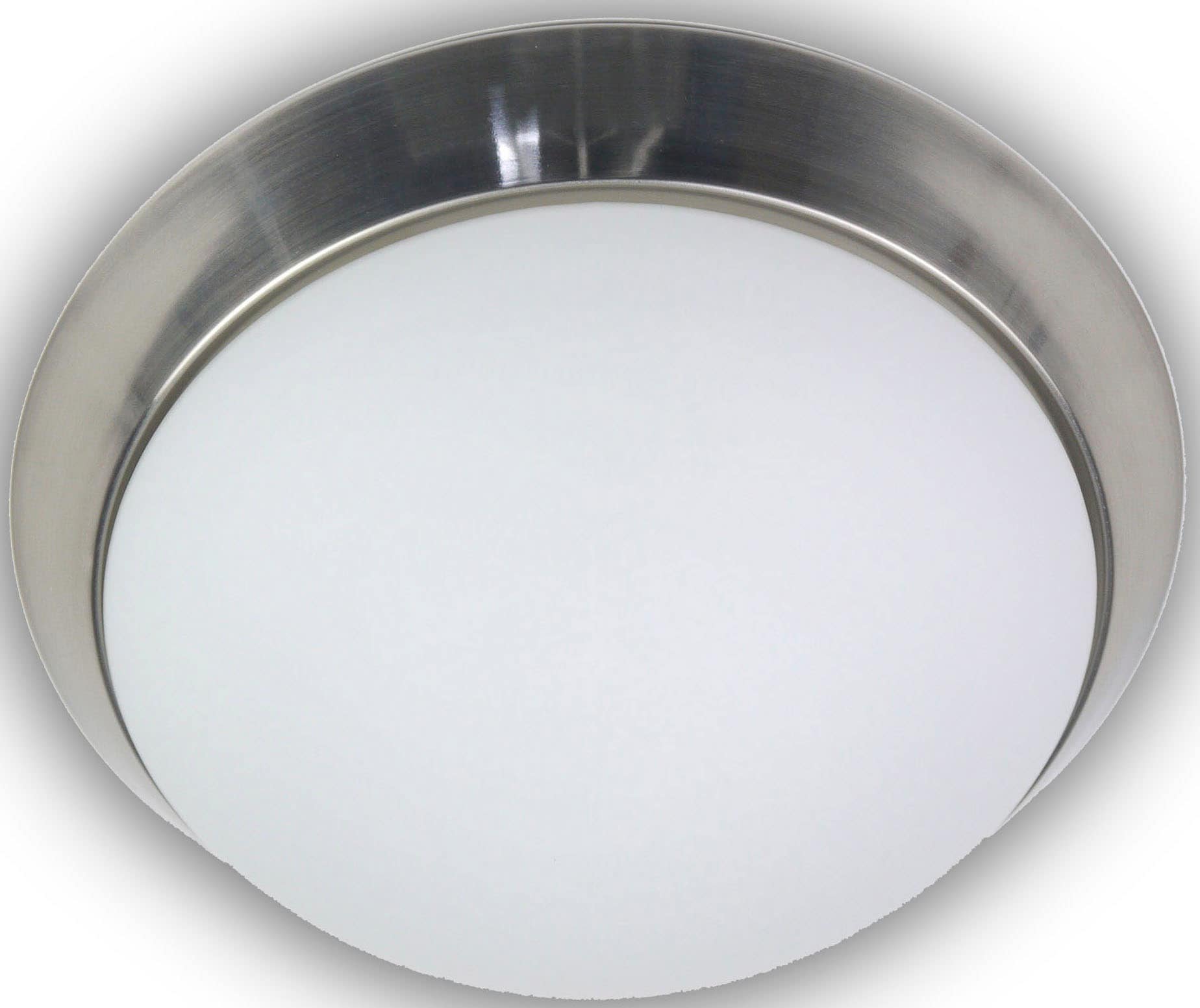 niermann Deckenleuchte »Opal Dekorring Nickel | cm, kaufen matt, 1 LED«, Sensor, BAUR matt, HF 40 flammig-flammig