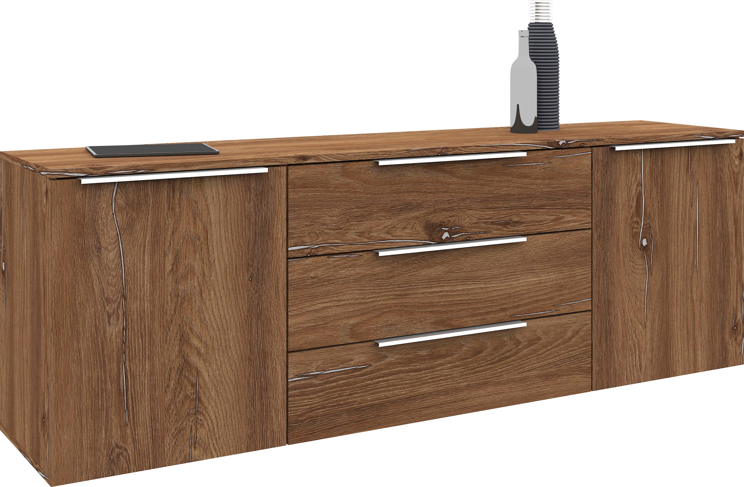 borchardt Möbel Sideboard "Oliva, hängend oder stehend mit Metallgriffen" B günstig online kaufen