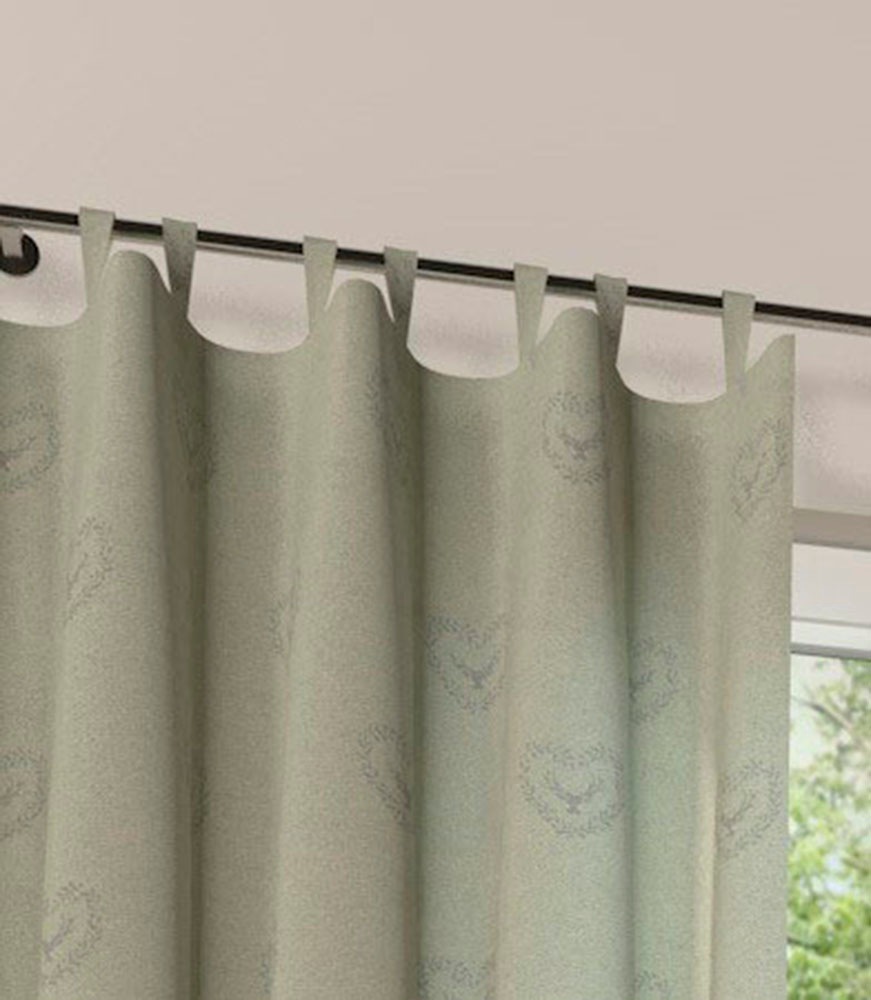 Stickereien Plauen Vorhang "Hirsch" Schlaufen 1 Stk. tlg. günstig online kaufen