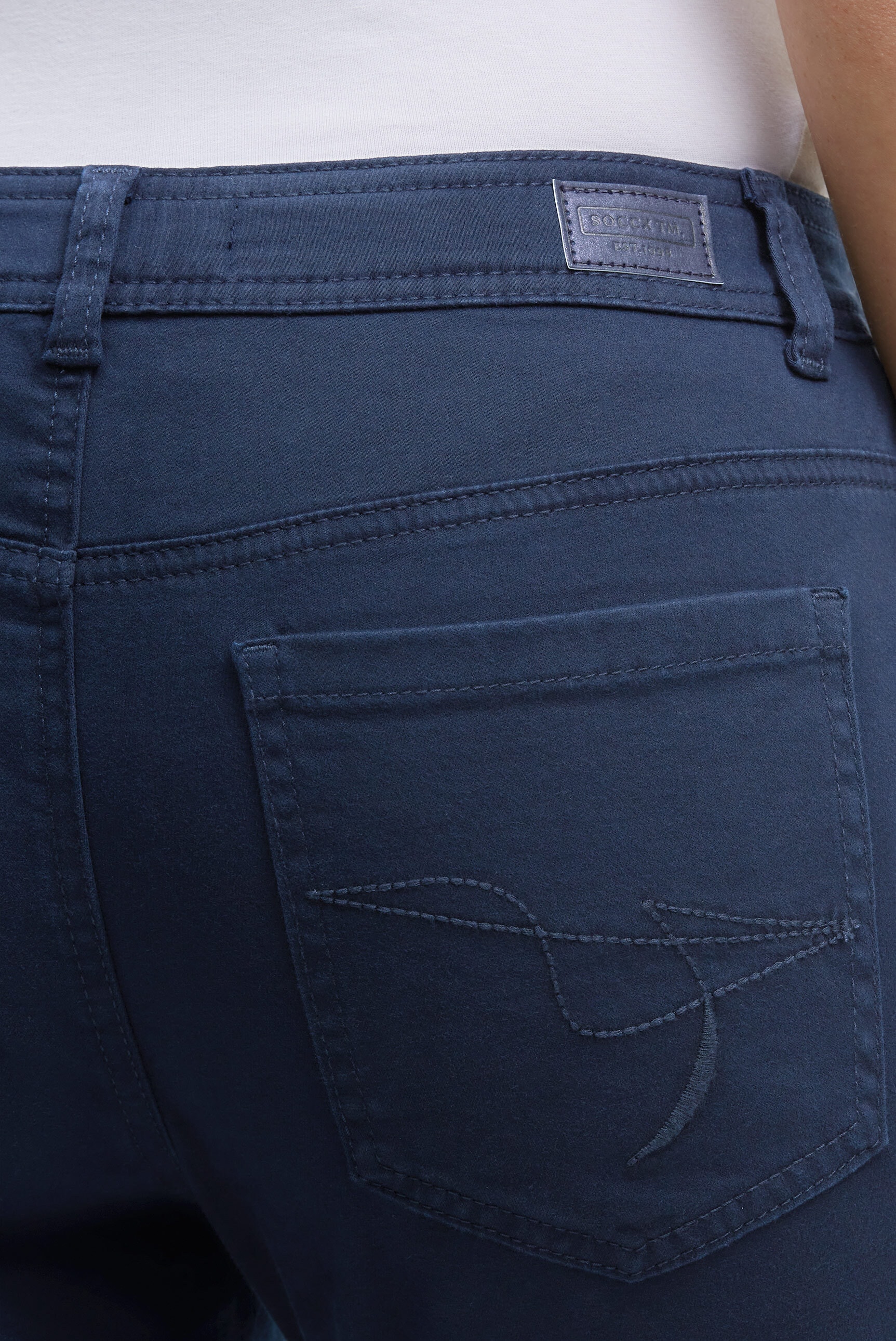 SOCCX Comfort-fit-Jeans mit normaler Leibhöhe