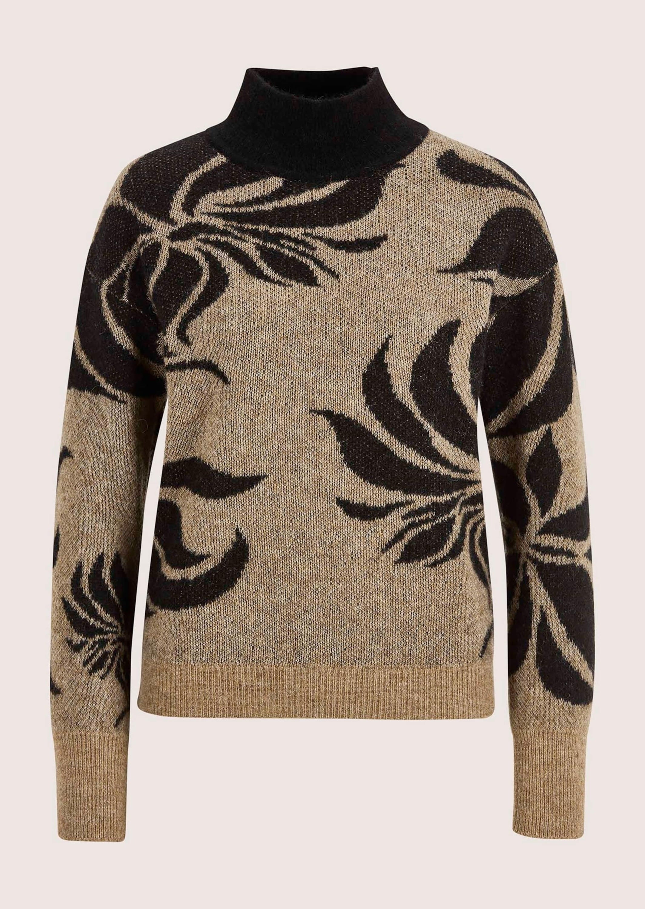 MADELEINE Longpullover "Strickpullover Stilvoller Wollpullover mit floralem günstig online kaufen