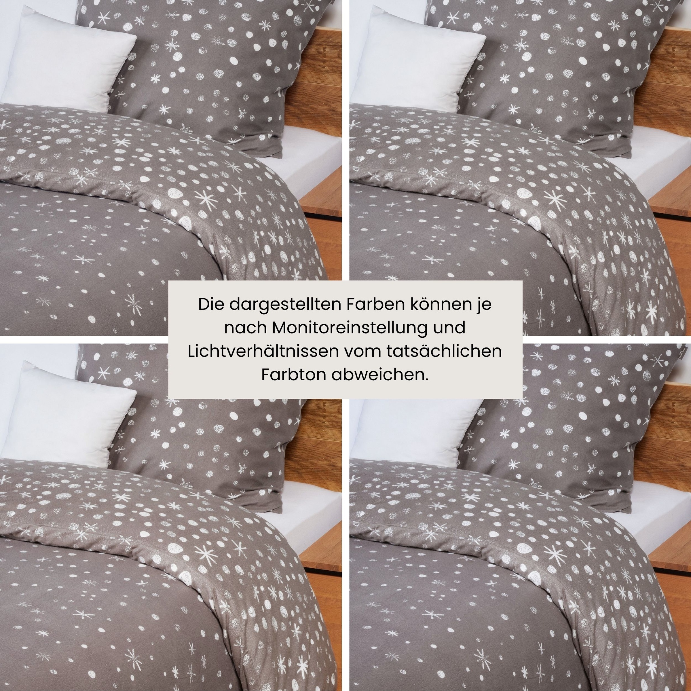 Schiesser Bettwäsche »Runa aus weicher Baumwolle mit coolem Winter-Print« 2 Stk. OEKO-TEX® MADE IN GREEN-zertifiziert