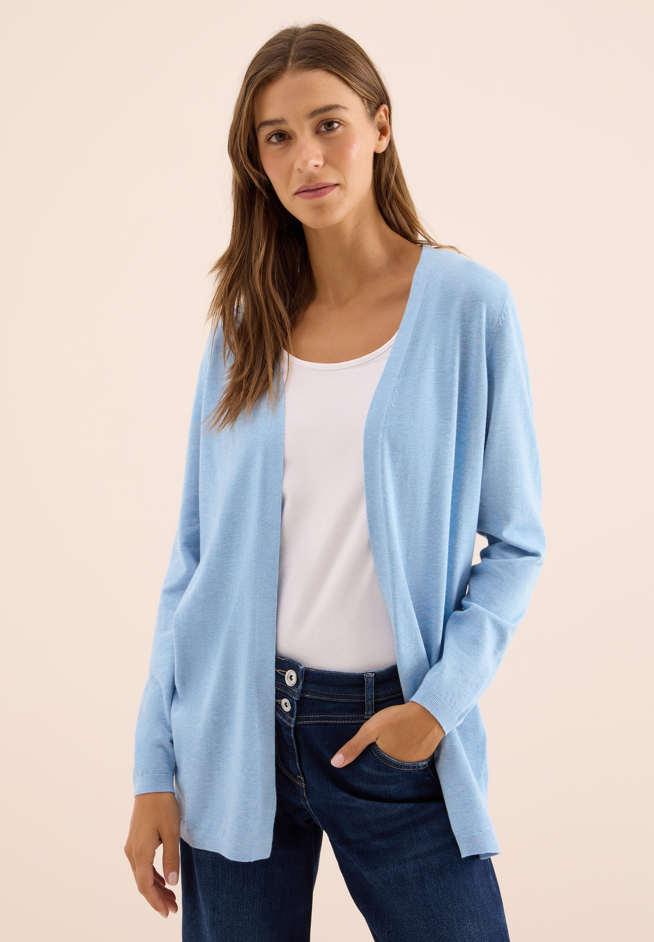 Cecil Longstrickjacke, im soften Baumwoll-Mix günstig online kaufen