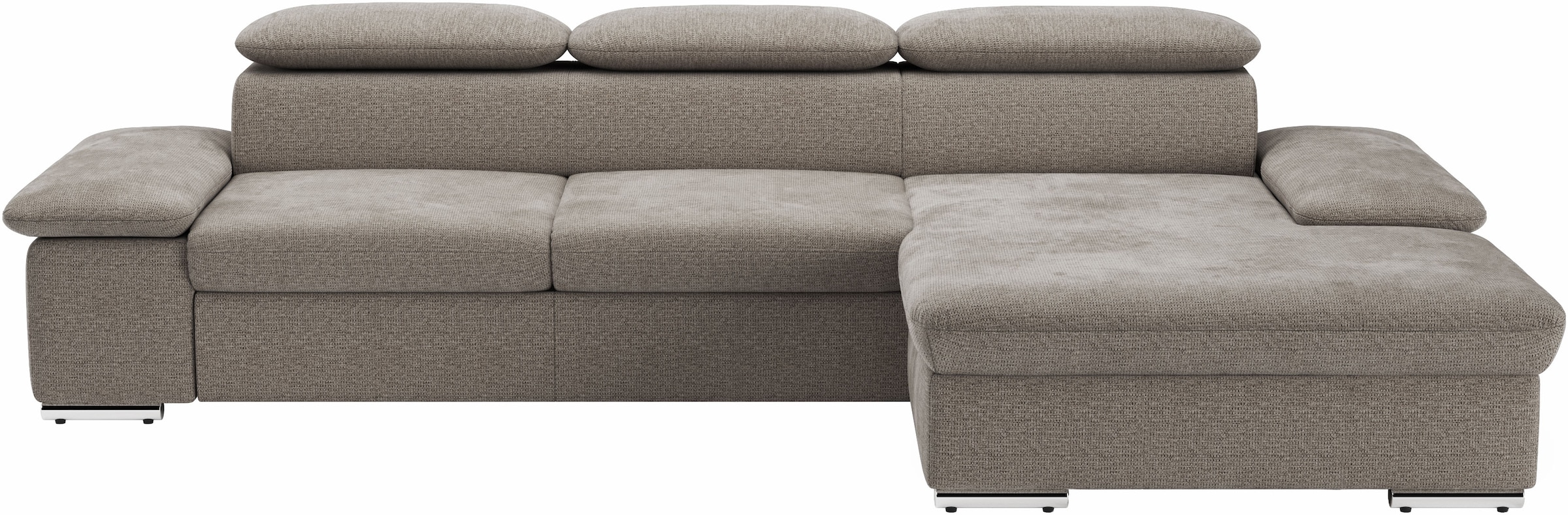 sit&more Ecksofa "Valantine L-Form, B: 286 cm" mit Arm- & Kopfteilverstellung, optional mit Schlaffunktion