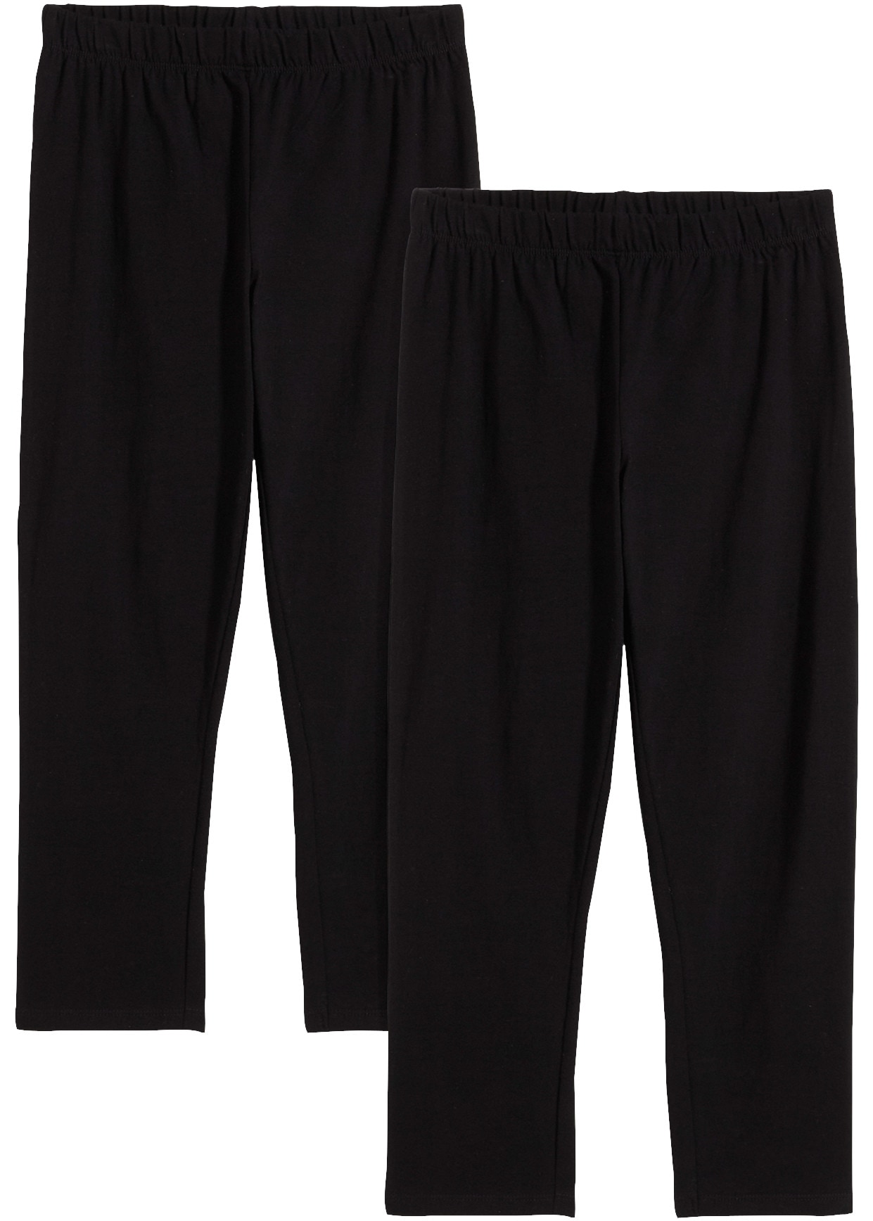 bonprix Caprileggings aus Baumwoll-Mix, Skinny Fit, Capri-Länge, im 2er-Pack