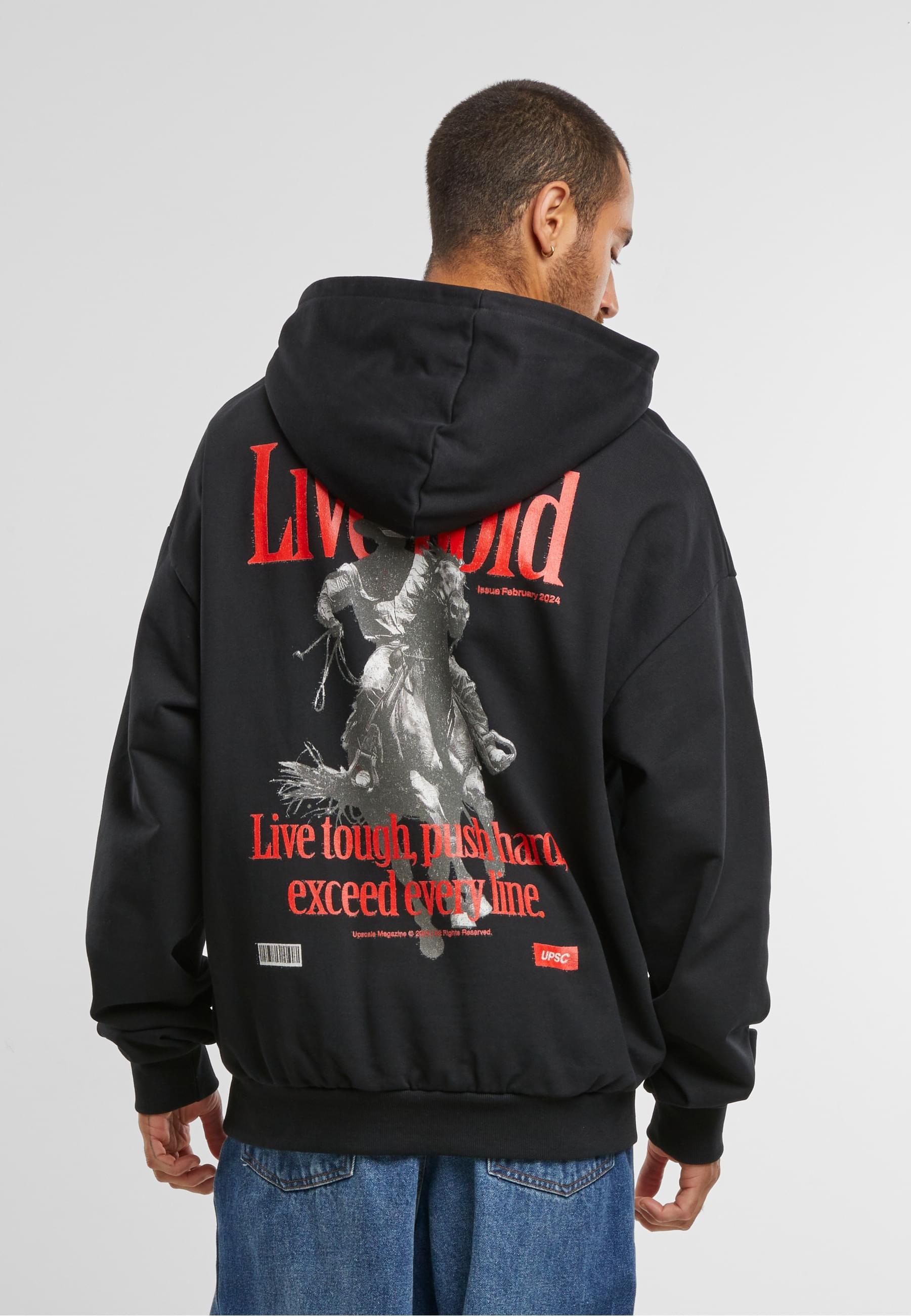 MisterTee Kapuzensweatshirt »MisterTee Live Bold Oversize Hoody«, (1 tlg.)