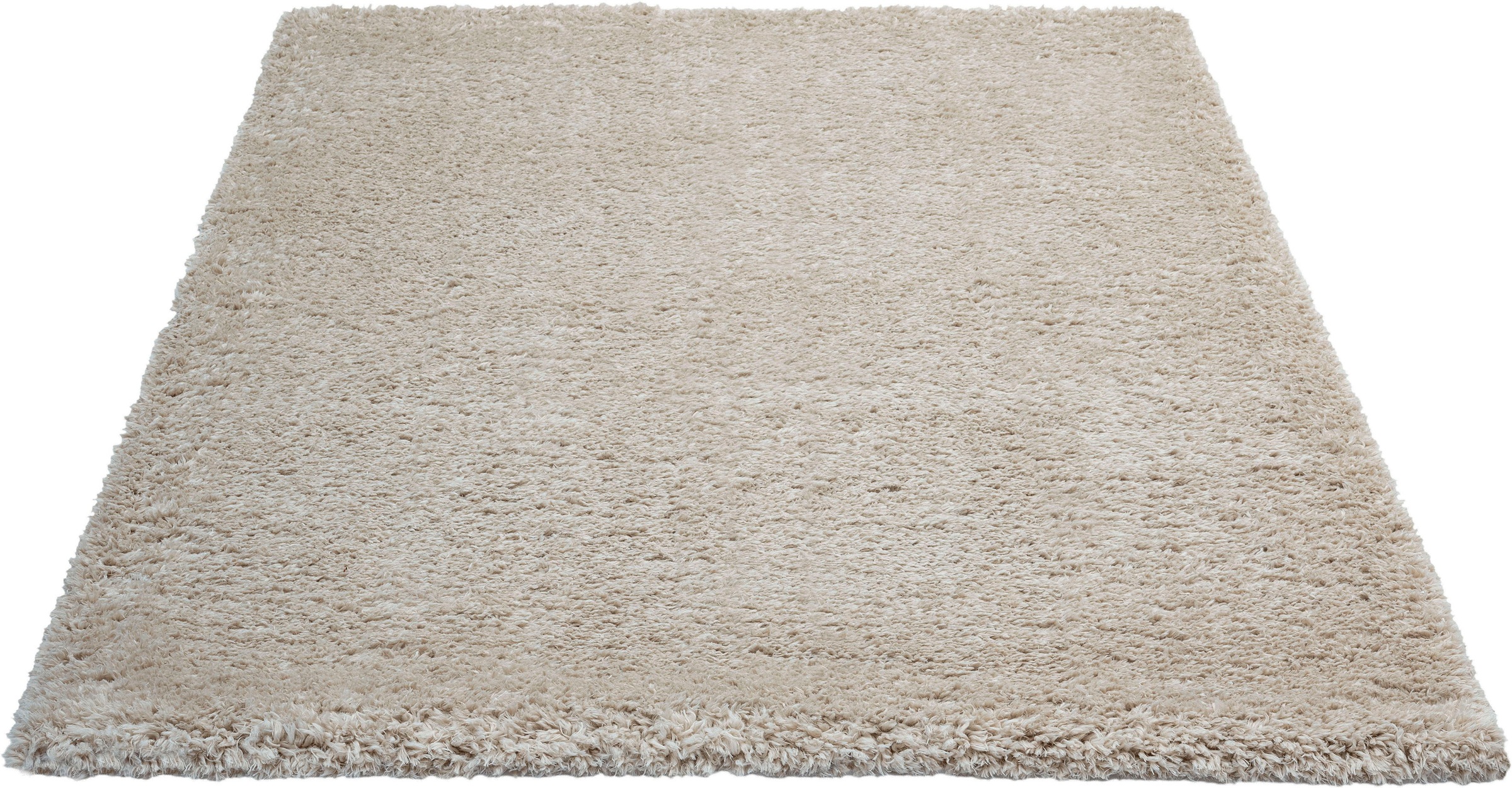 merinos Teppich »Recycle Floki 961«, rund, 50 mm Höhe, Shaggy aus recyceltem Polyester, meliert, Wohnzimmer