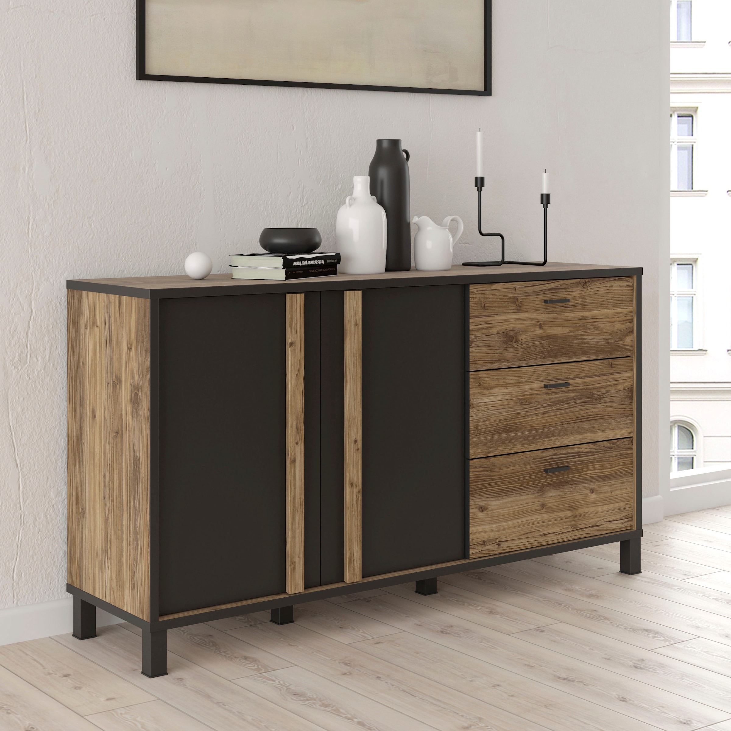 FORTE Sideboard "Hayato", Breite ca. 154 cm günstig online kaufen