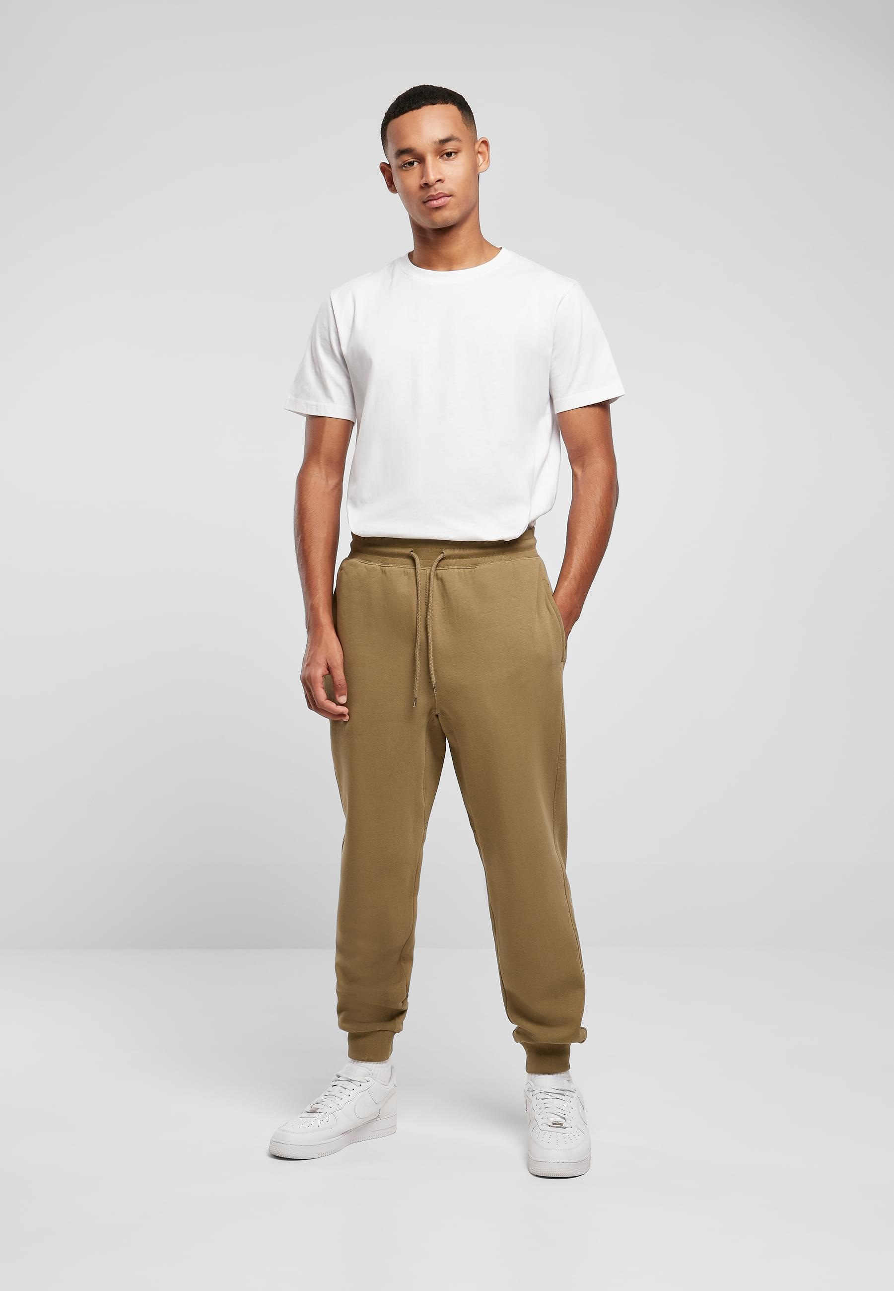 URBAN CLASSICS Stoffhose »Urban Classics Herren Basic Sweatpants«, (1 tlg.)