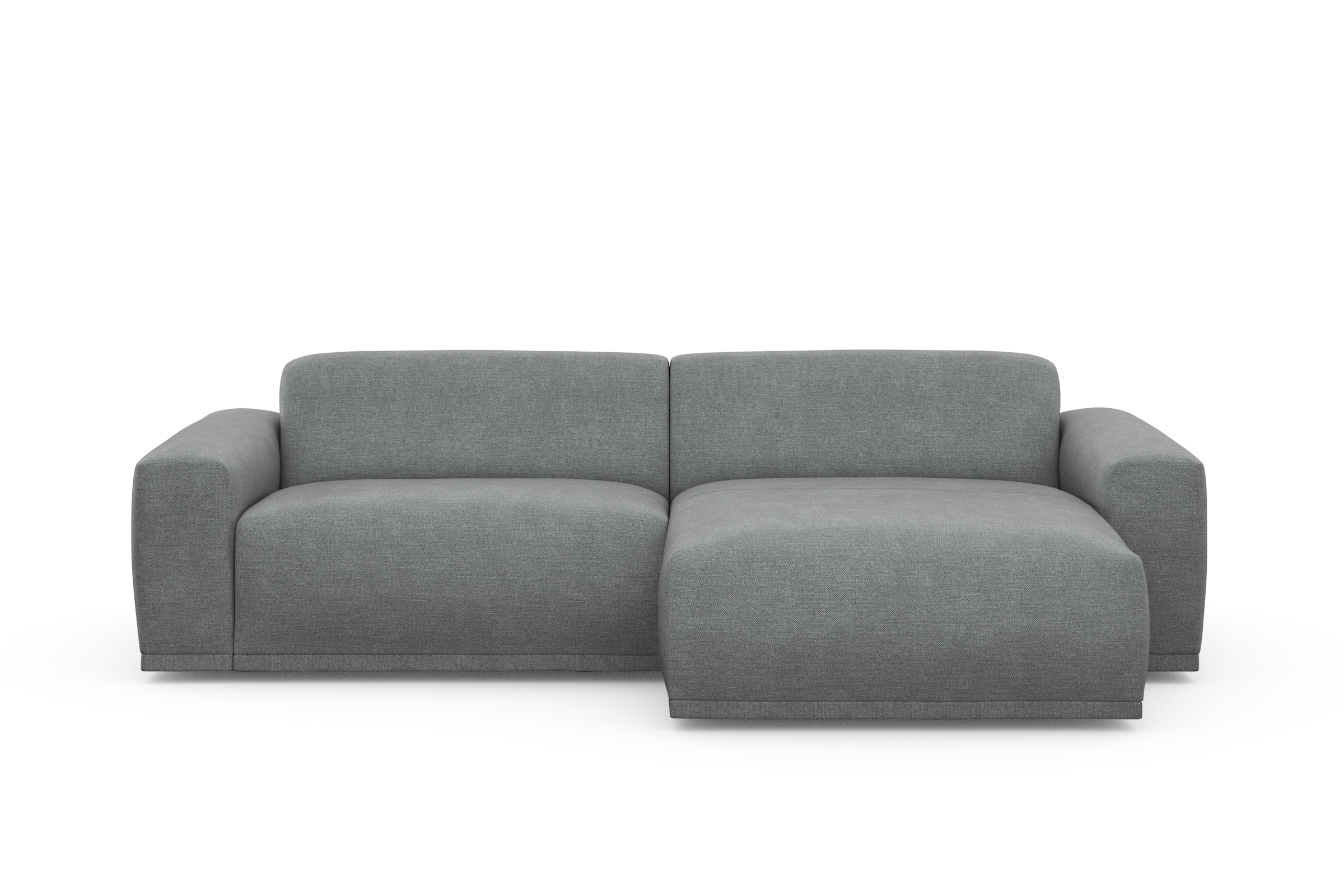 TRENDMANUFAKTUR Ecksofa »Braga, mit hochwertigem Kaltschaum, L-Form, in Cord erhältlich«, (2 St.), modernes Sofa, Couch mit hohem Sitzkomfort, 255/72/160 cm (B/H/T)
