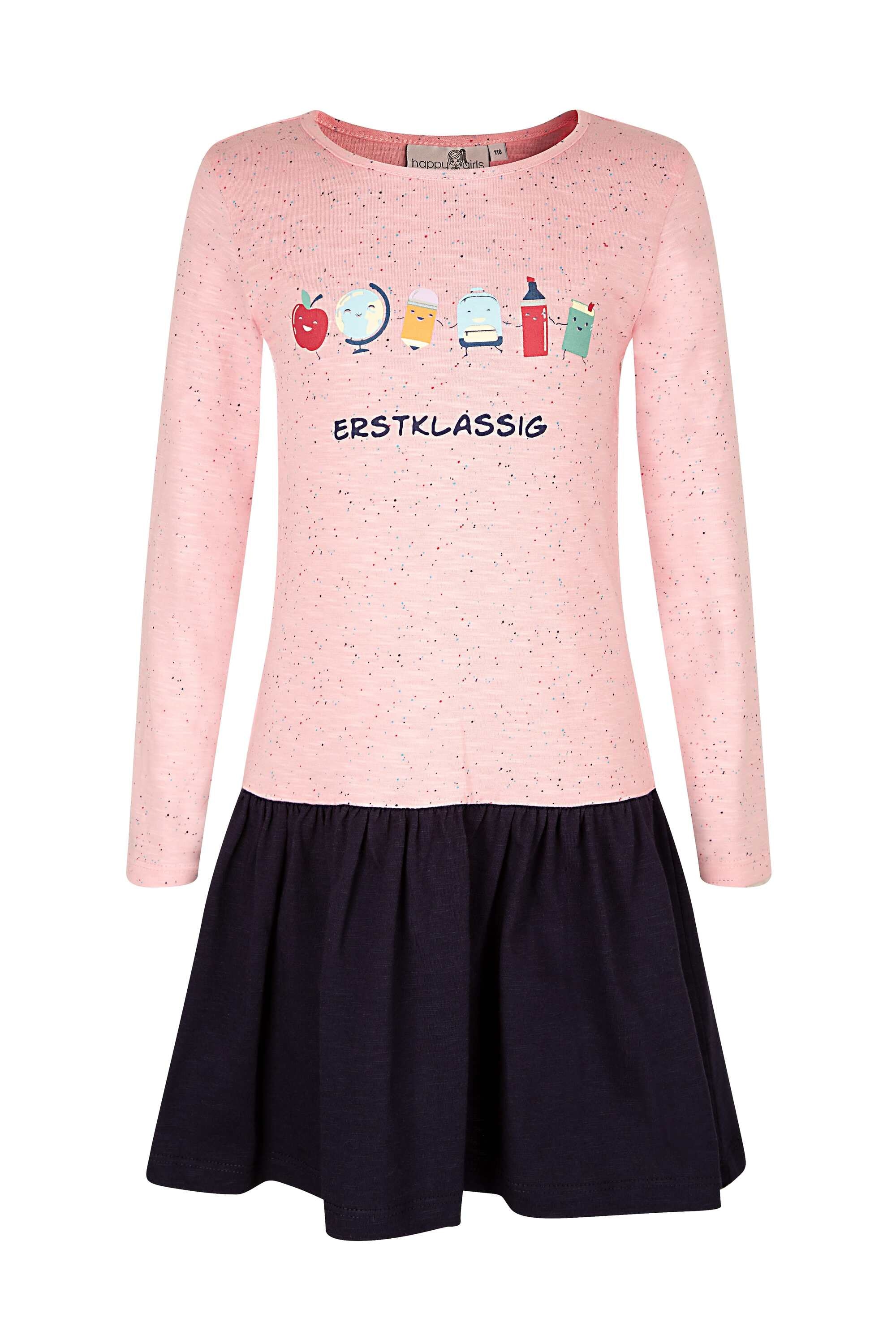 HAPPY GIRLS Mädchen Sommerkleid "Mädchenkleid"candy pink, Gr. 122, Stoff, 100% Baumwolle, Kleider