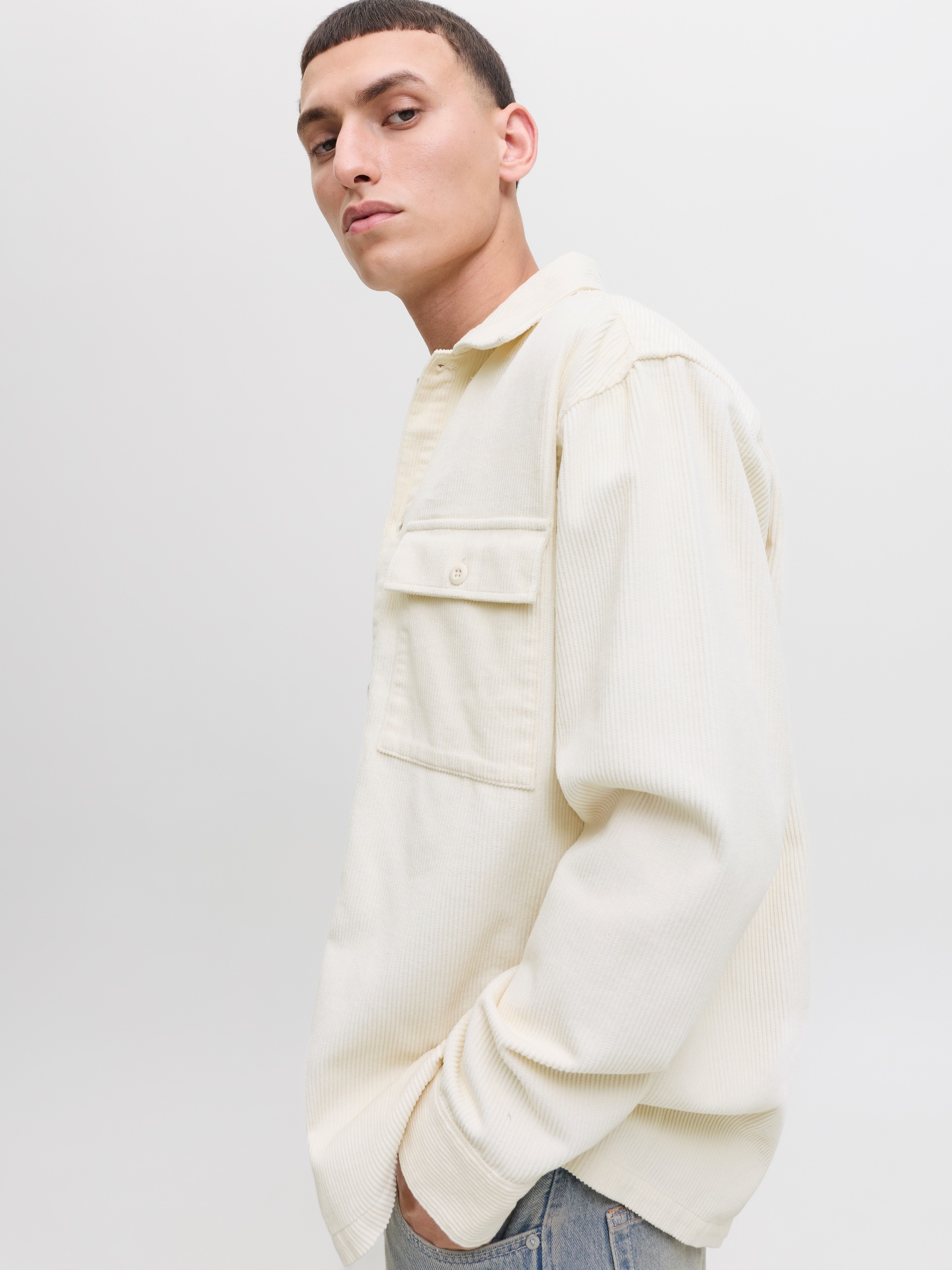 Jack & Jones Langarmhemd "JJEPERFECT CORDUROY OVERSHIRT LS SN" günstig online kaufen