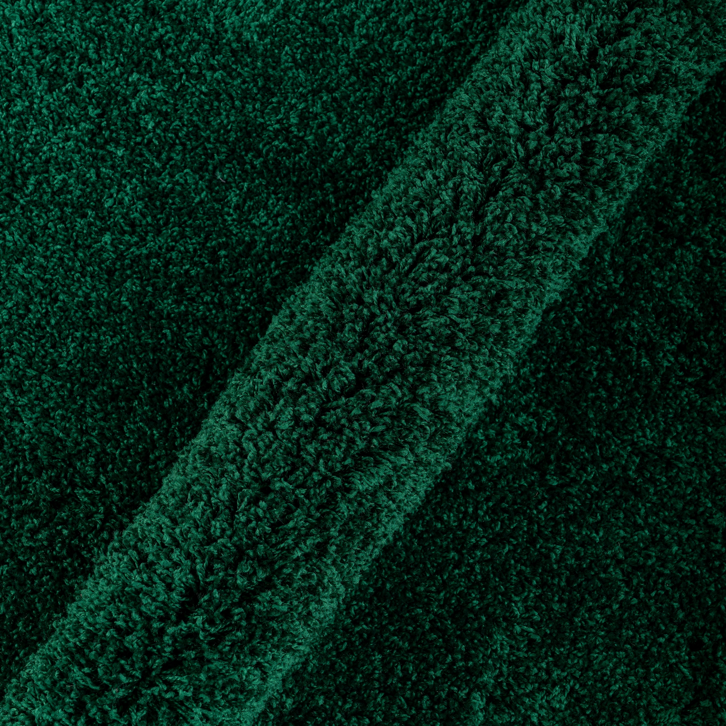 my home Teppich »Viva Teppich rund«, rund, 45 mm Höhe, Uni-Farben, einfarbig, besonders weich und kuschelig