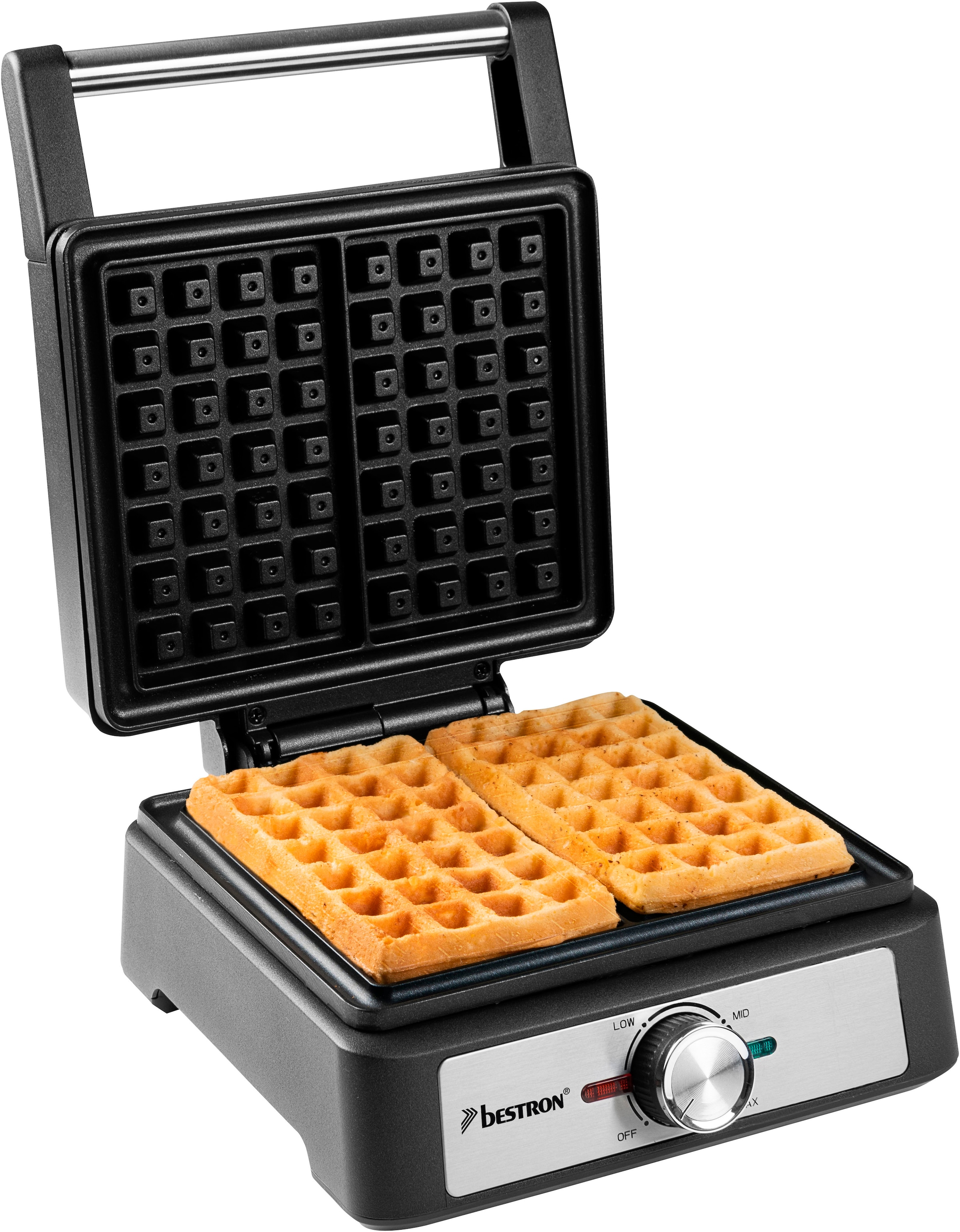 bestron Waffeleisen »AWM100BL« 1600 W Backampe...