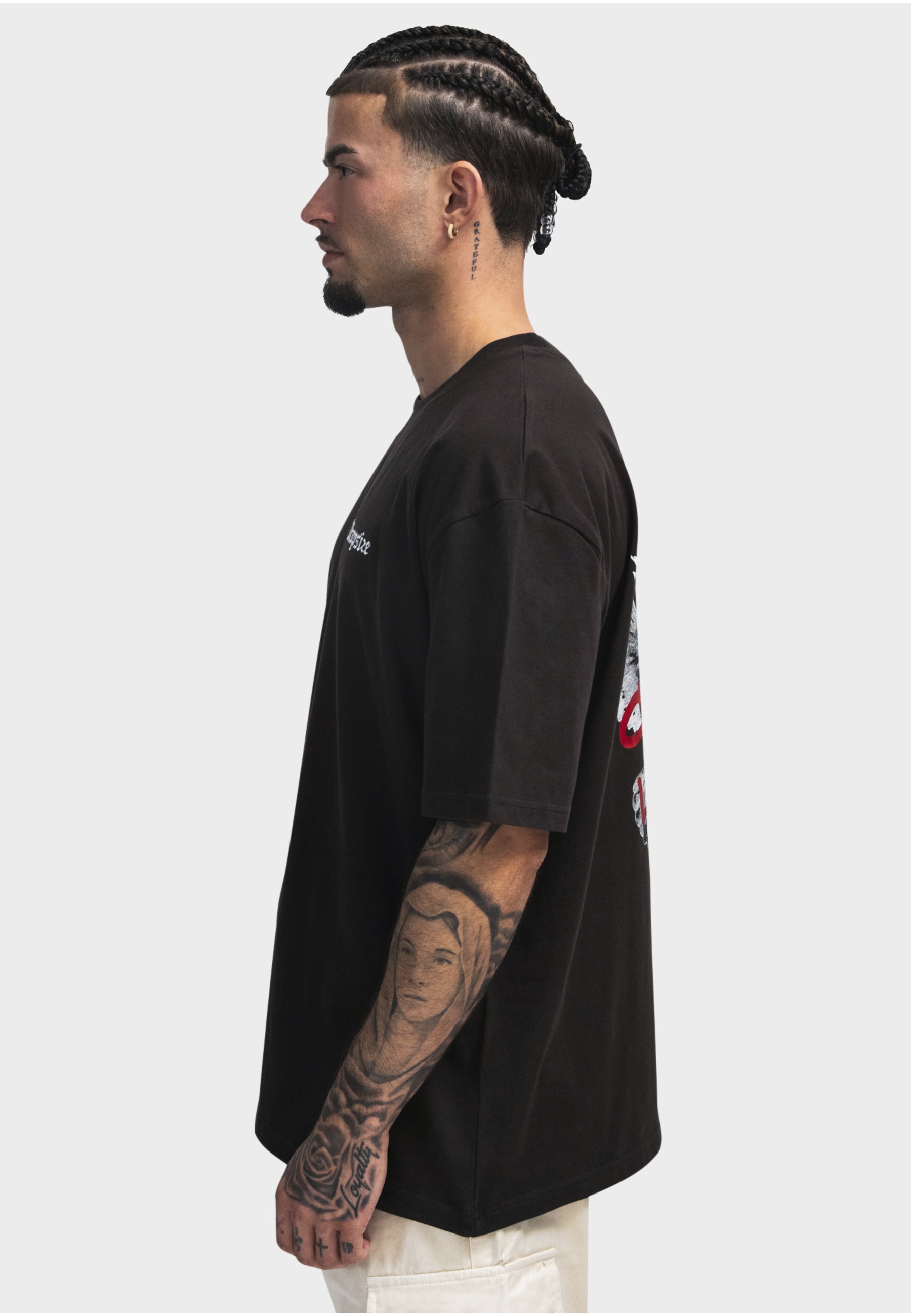 Dropsize T-Shirt »Dropsize Herren Heyvy Oversize Crew Dove T-Shirt« 1 Stk.