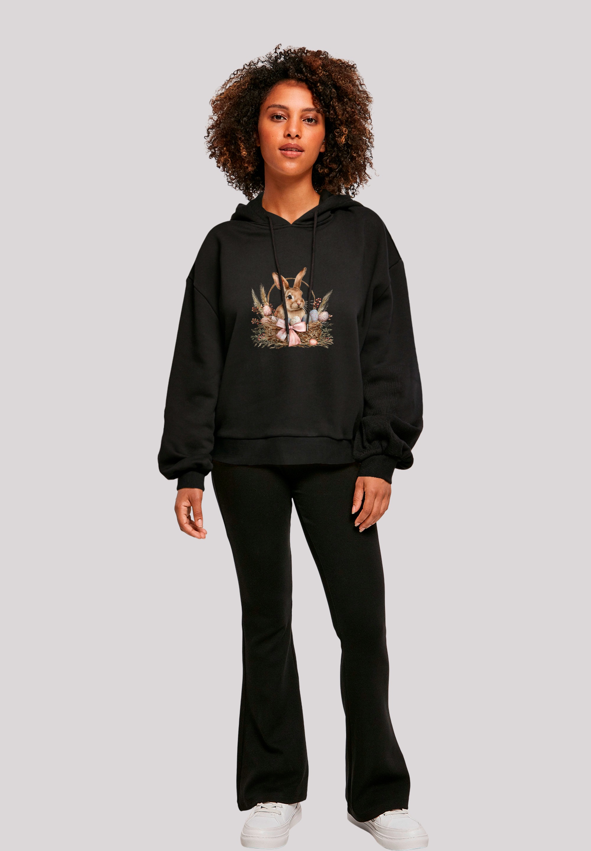 F4NT4STIC Sweatshirt »Osterhasen Korb Dekor«, Premium Qualität