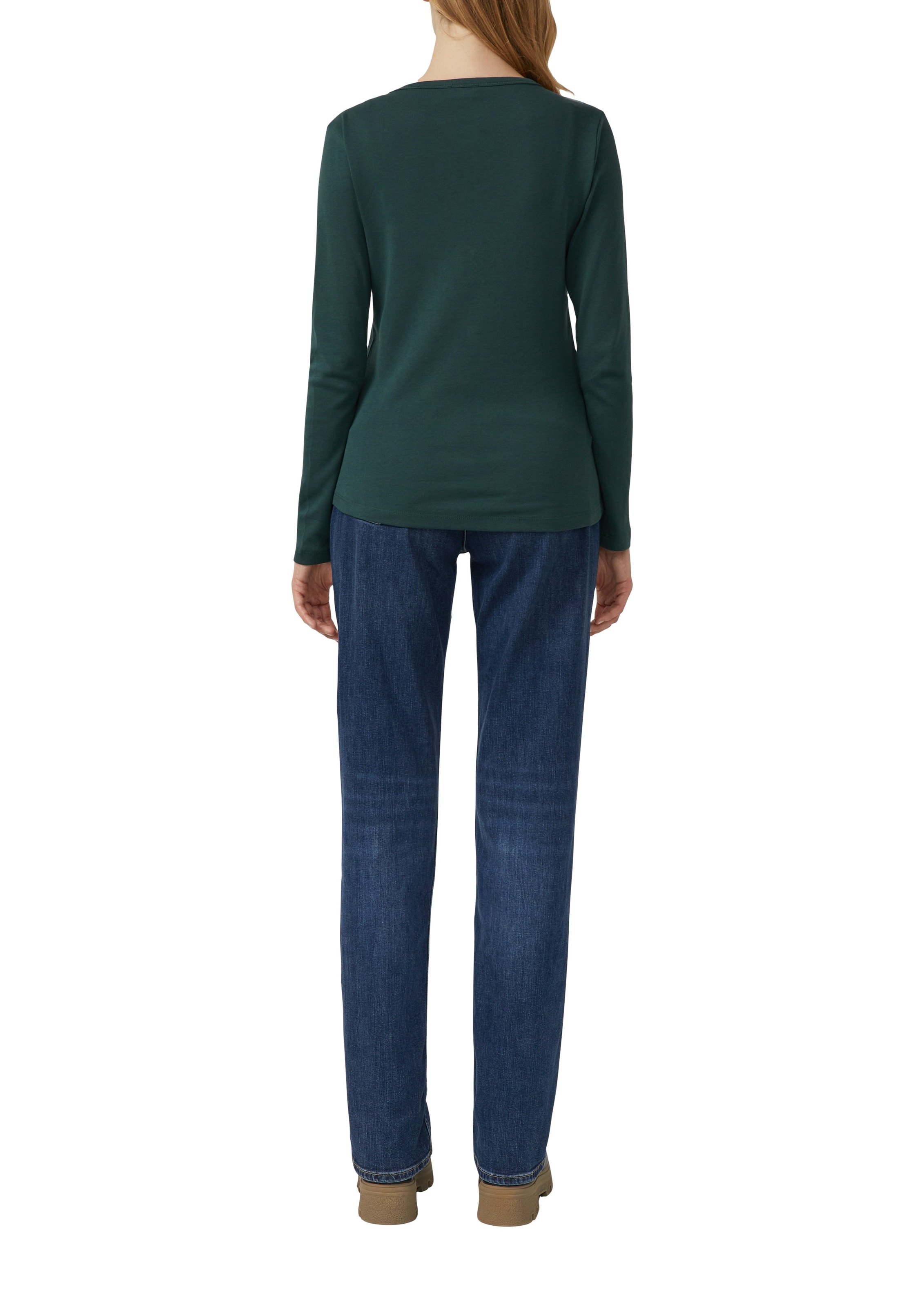 s.Oliver Langarmshirt mit U-Boot-Ausschnitt