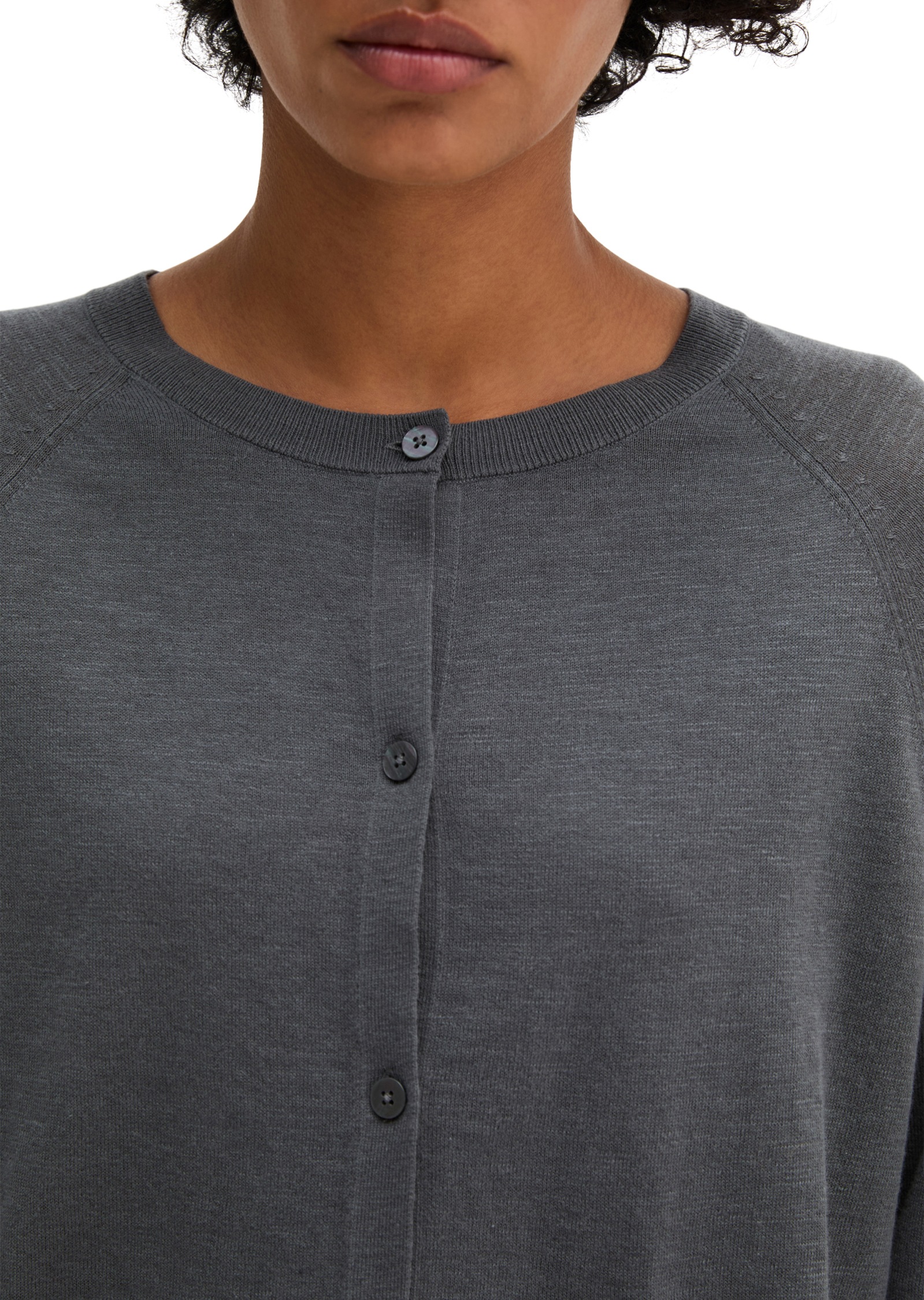 Marc O'Polo Cardigan »aus Bio-Baumwolle-Leinen-Mix«