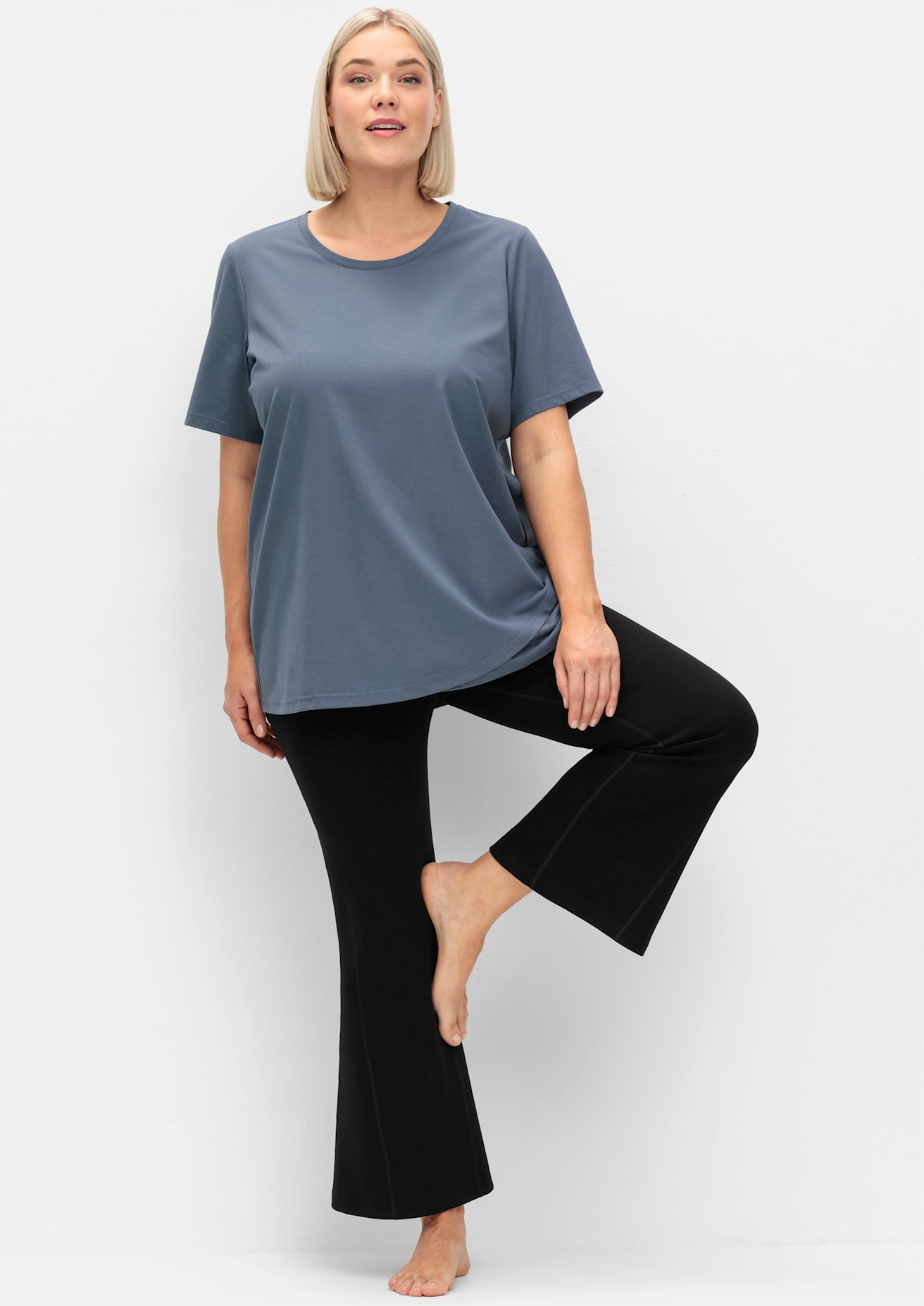Sheego Yogashirt "T-Shirt", (1 tlg.) günstig online kaufen