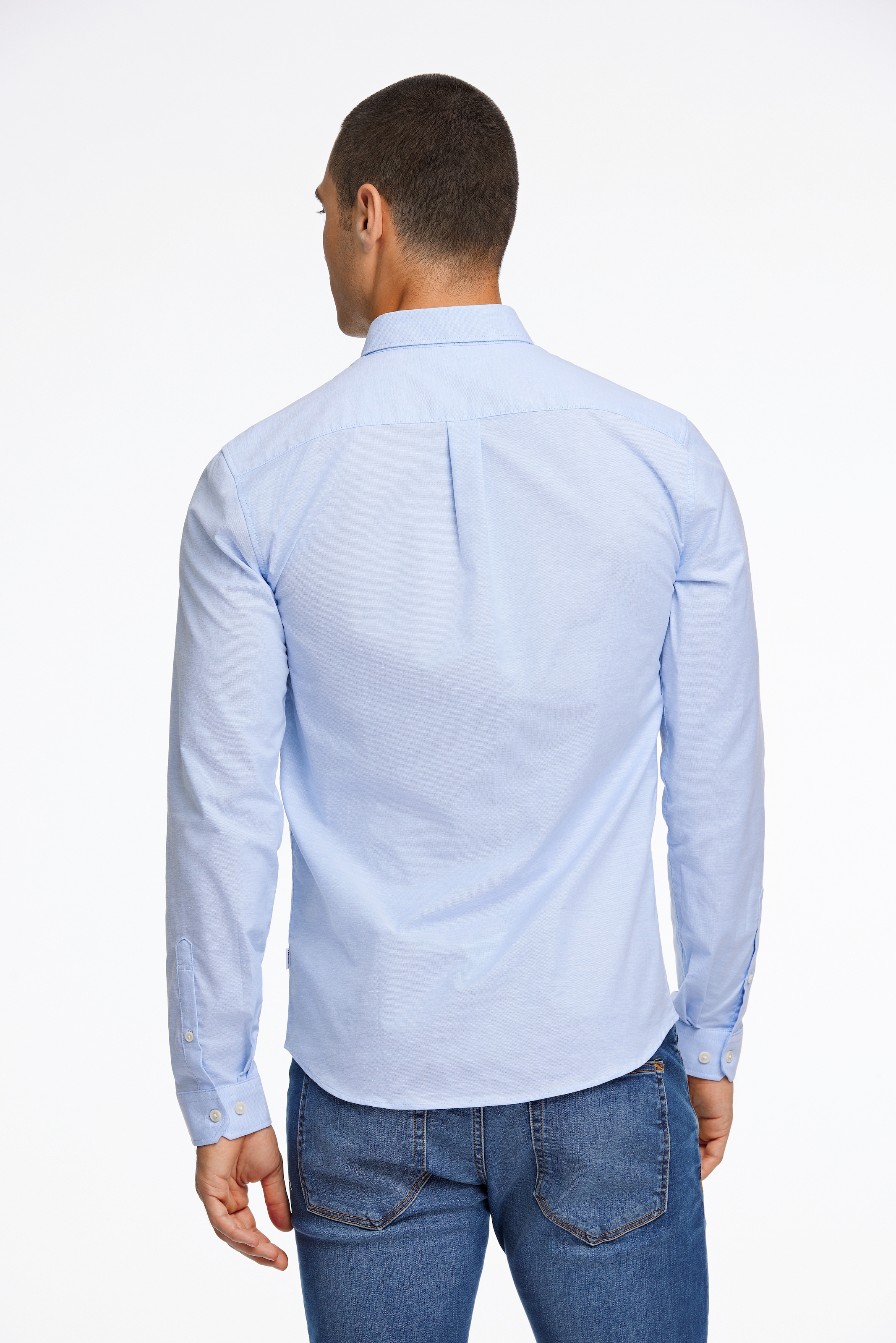 LINDBERGH Langarmhemd, mit Button-Down-Kragen