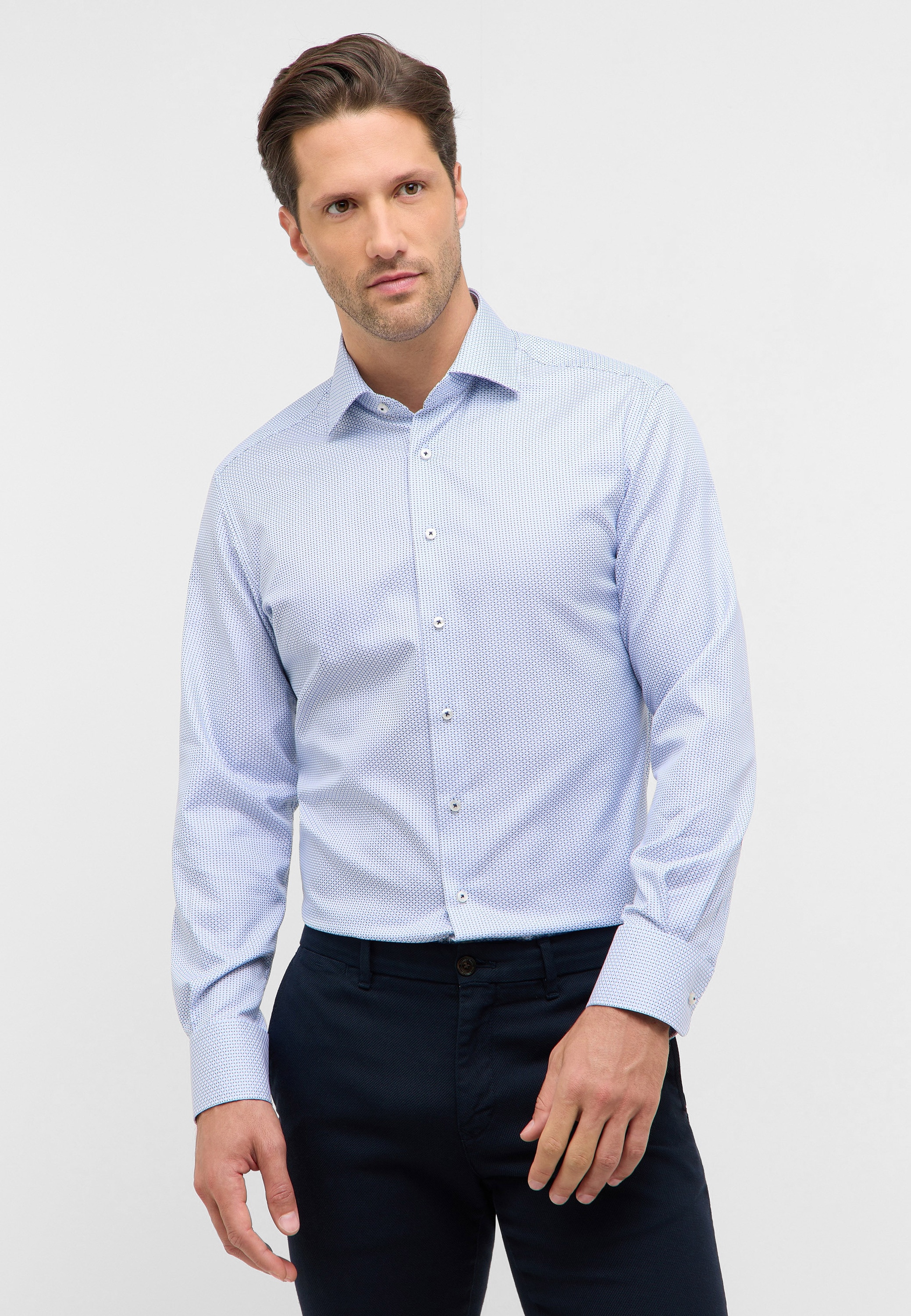 Eterna Langarmhemd "MODERN FIT" NON IRON (bügelfrei) günstig online kaufen