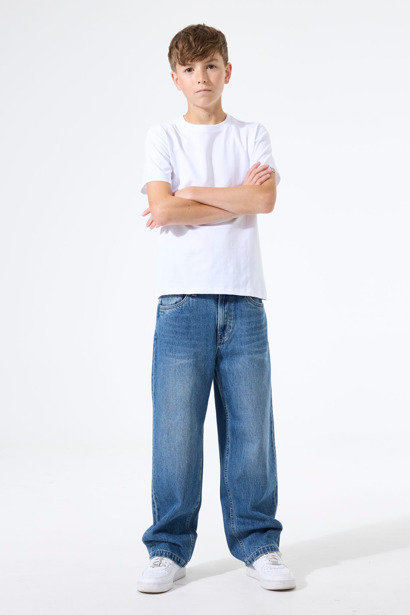 GARCIA Kinder Straight-Jeans "JAYSEN"medium used 5814, Gr. 146, Denim/Jeans, Obermaterial: 100% Baumwolle, Jeans, im Five-Pocket Style, for Boys