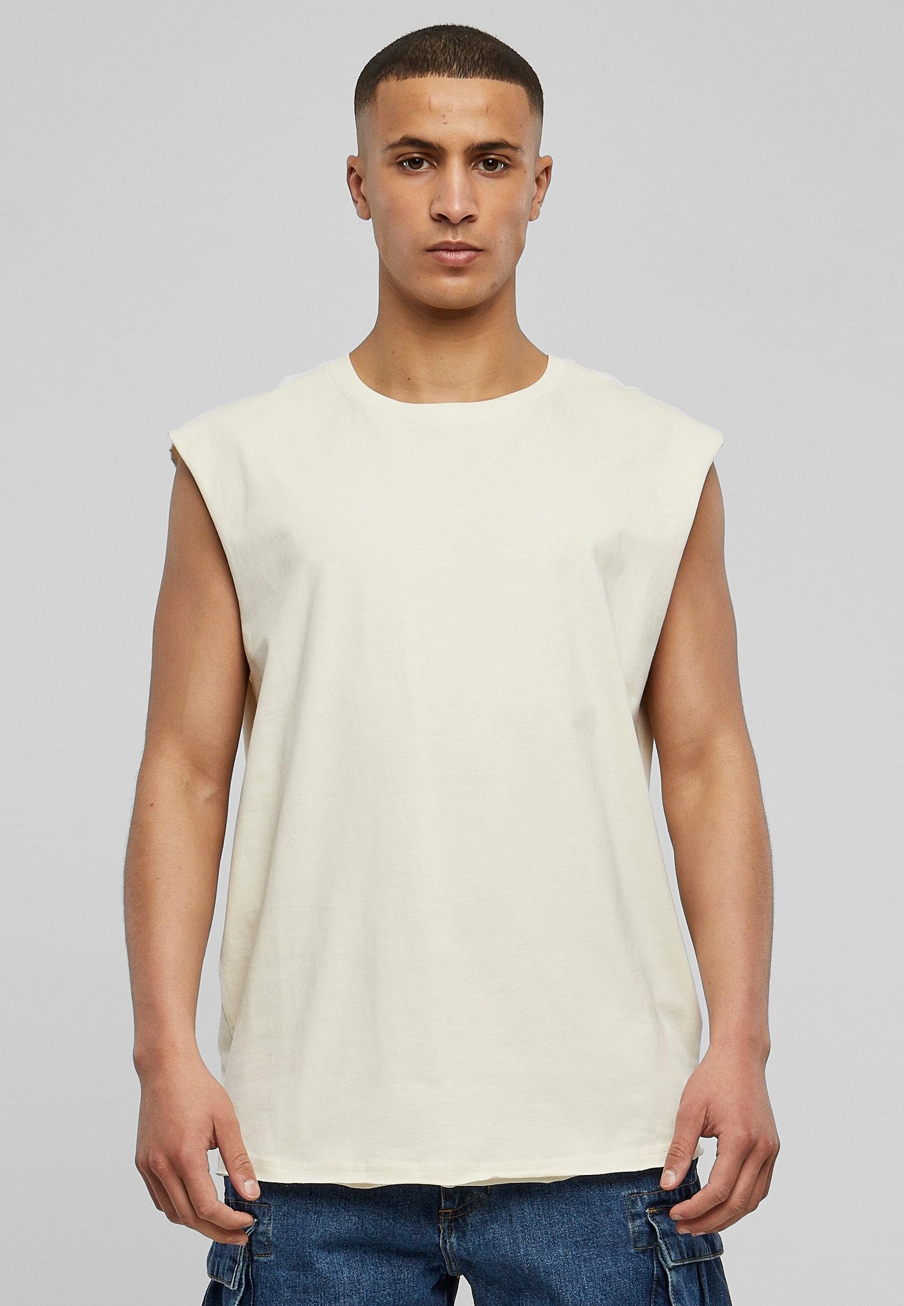 URBAN CLASSICS T-Shirt »Urban Classics Herren Open Edge Sleeveless Tee«, (1 tlg.)