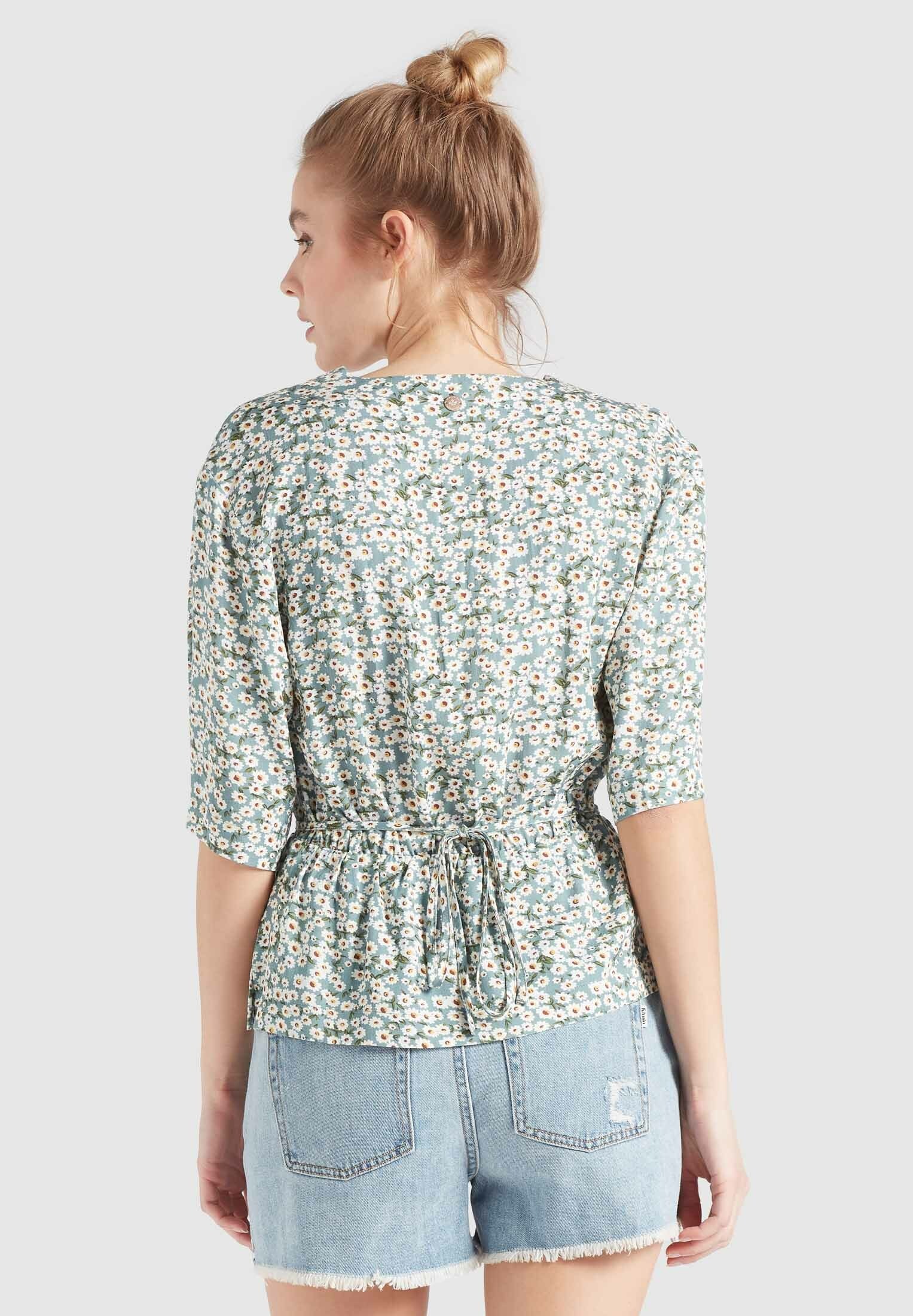 khujo Shirtbluse »RINALDA«, aus Viskose in Wickel-Optik