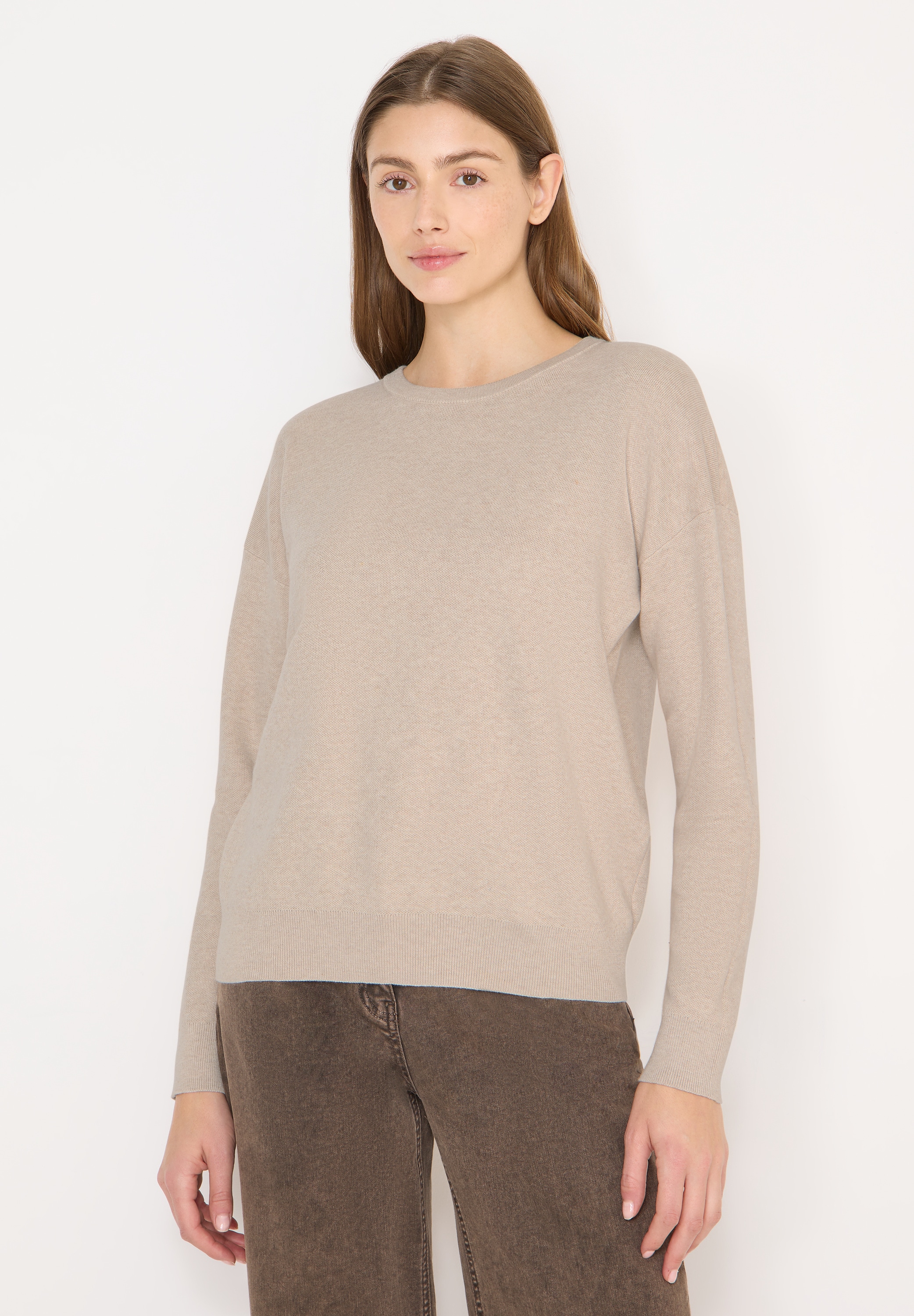 Cecil Strickpullover aus reiner Baumwolle günstig online kaufen