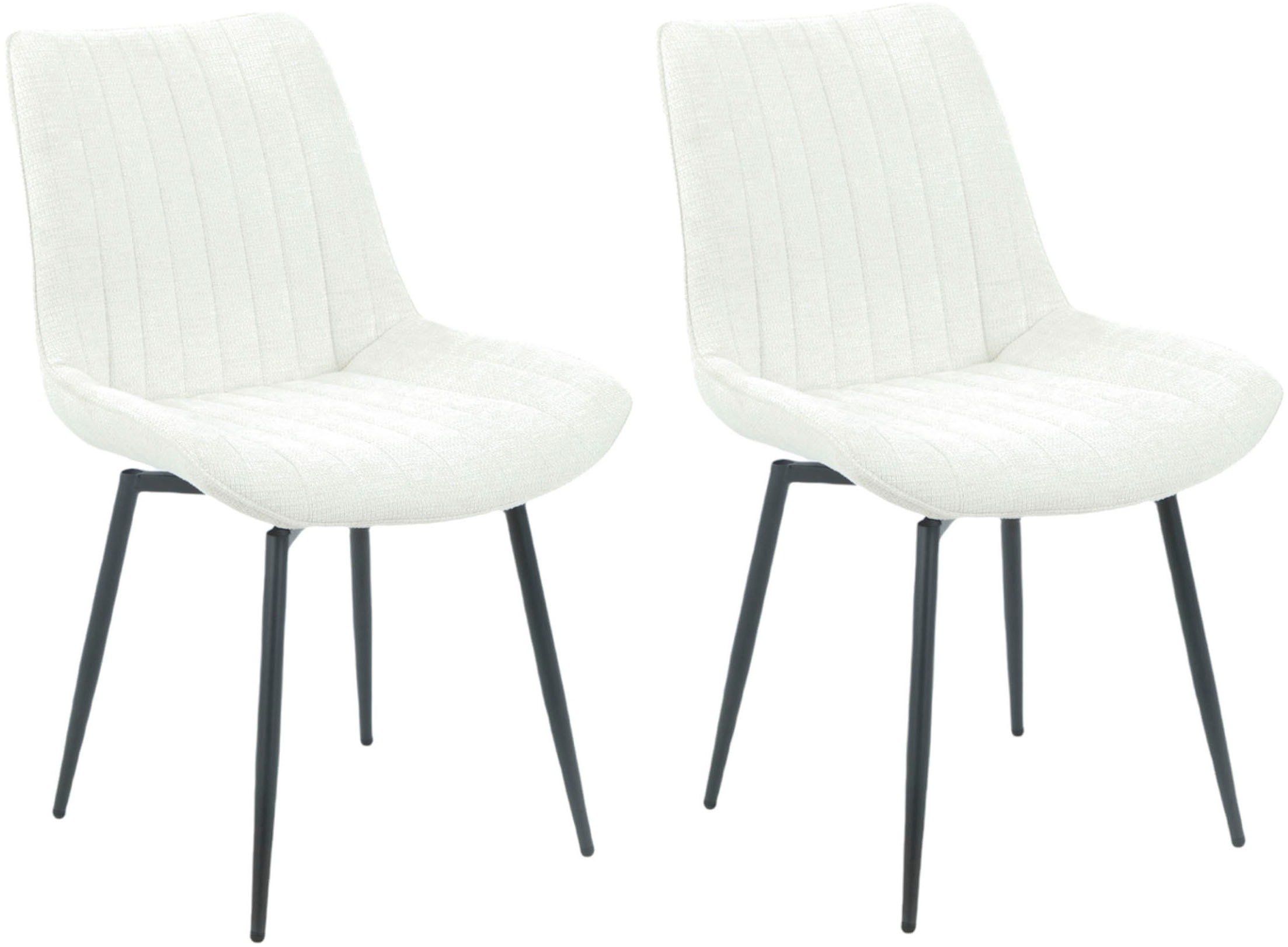 HELA 4-Fußstuhl "NEWPORT", (Set), 2 St., Microfaser-Webstoff, 4-Fuß,XL-Sitz günstig online kaufen