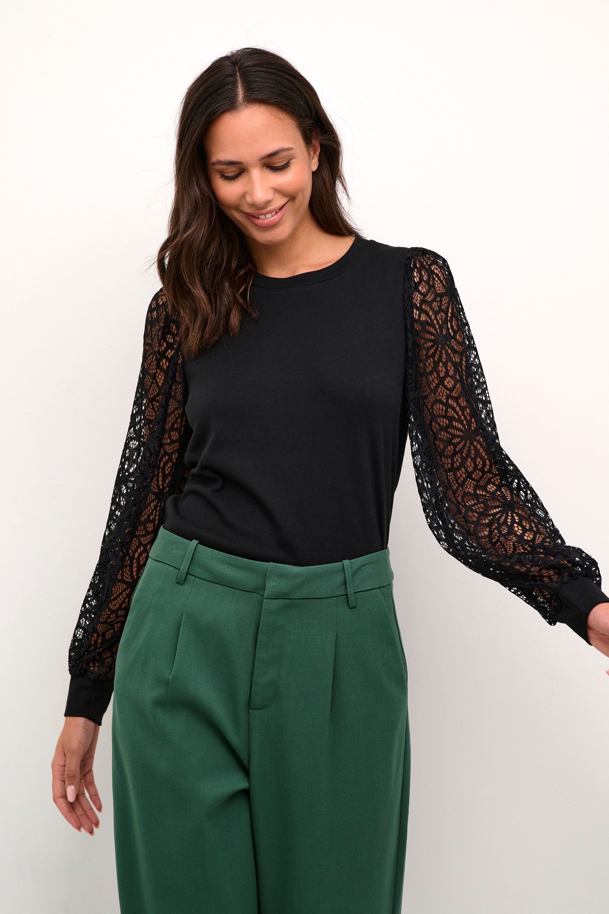 KAFFE Langarmbluse »Damen Langarm-Shirt KAbecca«