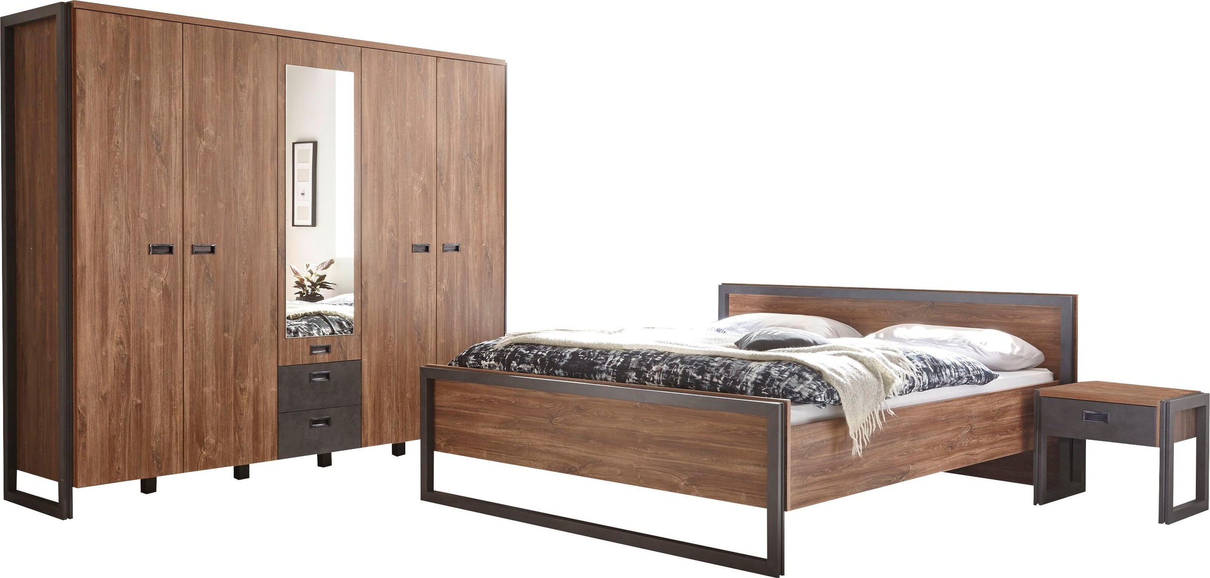 Home affaire Schlafzimmer-Set »Detroit«, (Set, 4 tlg.)