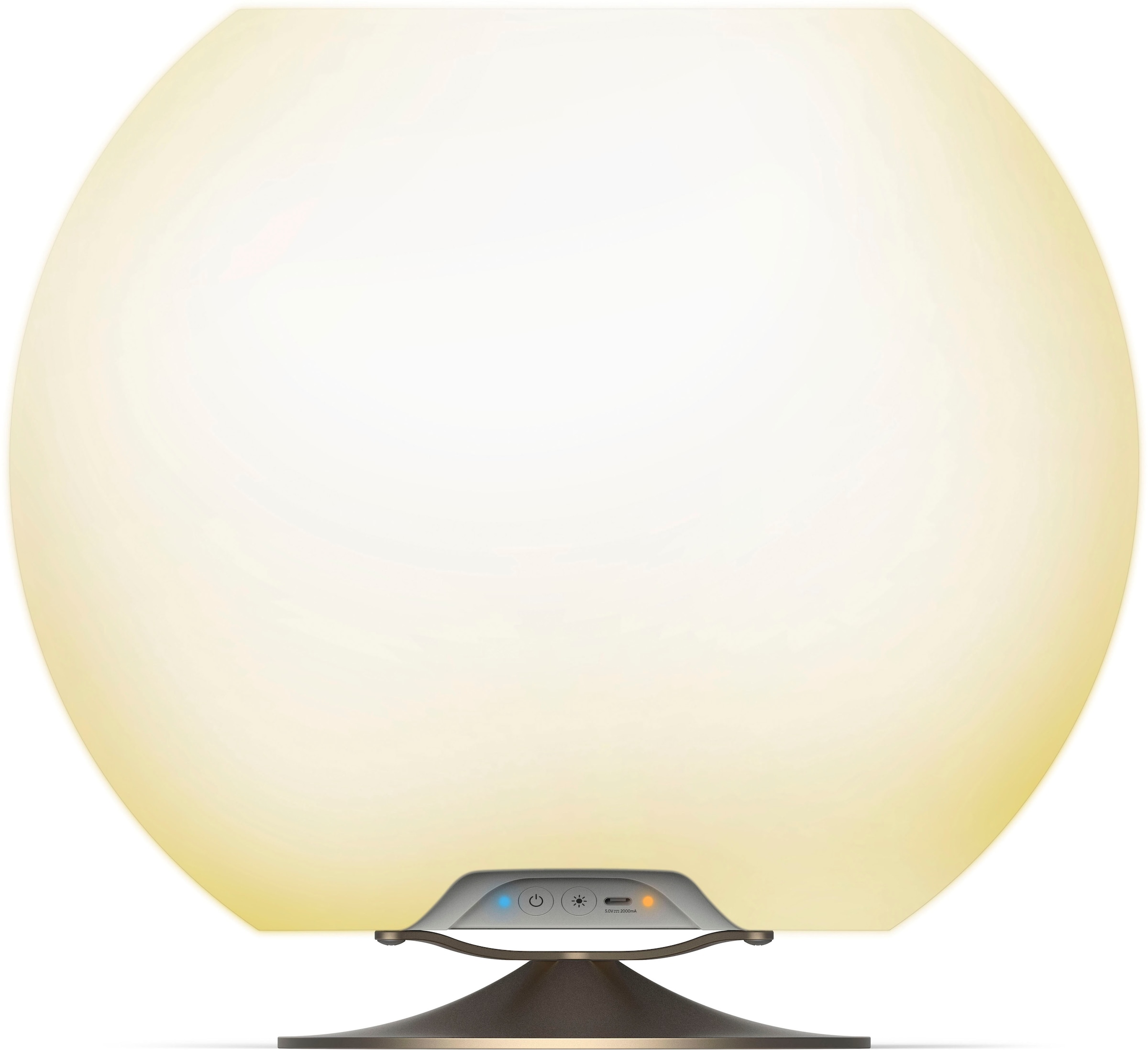 kooduu LED Tischleuchte »Sphere«, 1 flammig, Leuchtmittel LED-Board | LED fest integriert, Sekt-/Getränkekühler, Bluetooth Lautsprecher, koppelbar, TWS-Stereo