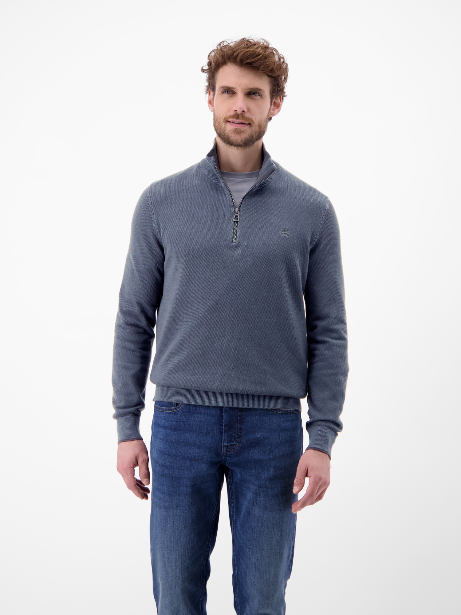 LERROS Troyer »LERROS Herren Stricktroyer in lebendiger Optik«