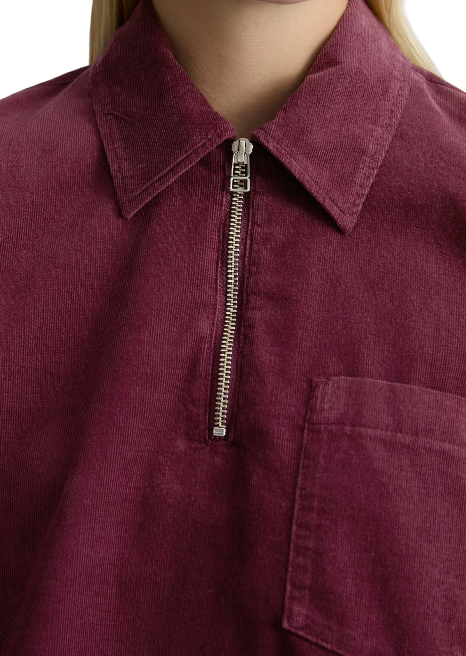 Marc O'Polo DENIM Kurzarmbluse »aus Organic Cotton«