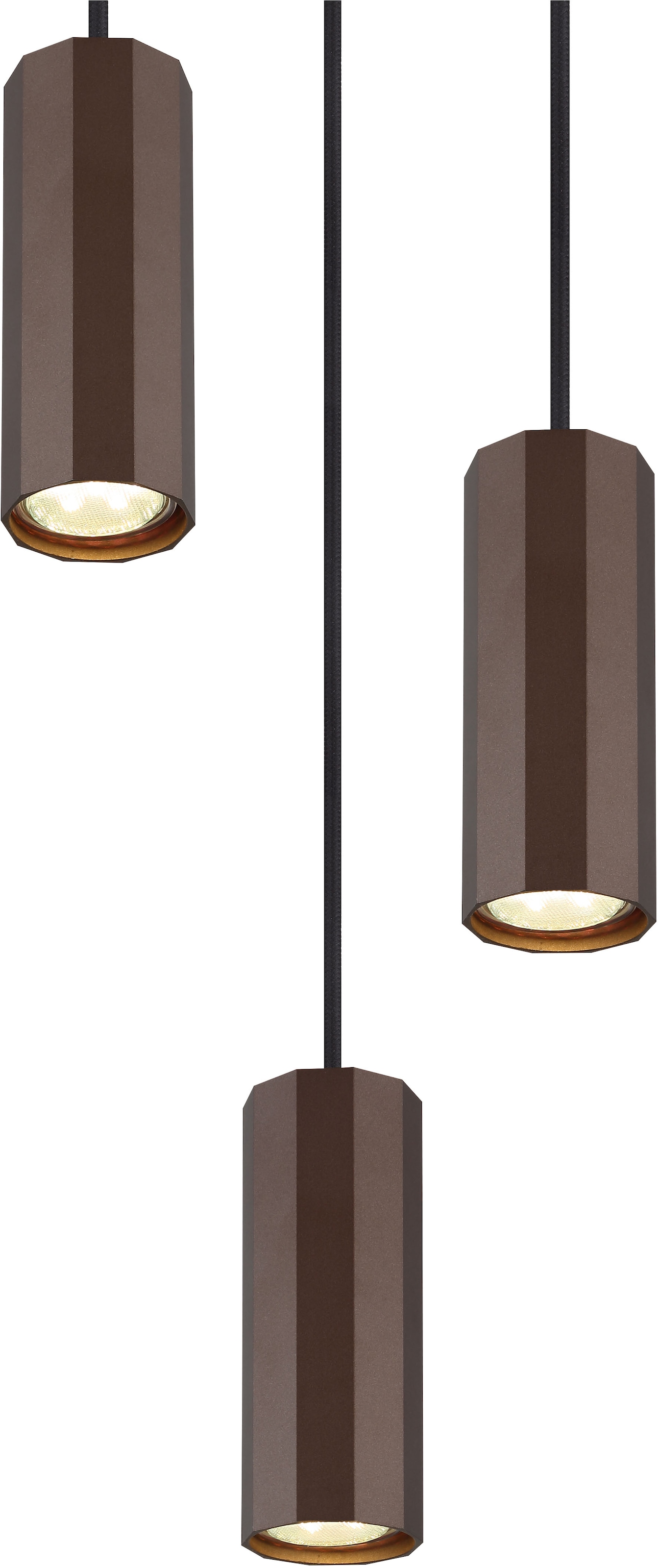 GLOBO LIGHTING Hängeleuchte »JAMES«, Leuchtmittel GU10 | ohne Leuchtmittel, Hängelampe/Pendelleuchte/Esszimmer/Wohnzimmer/Esstisch