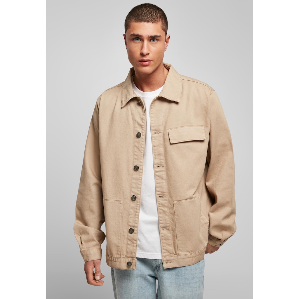 URBAN CLASSICS Allwetterjacke »Urban Classics Herren Painter's Jacket«, (1 St.), ohne Kapuze