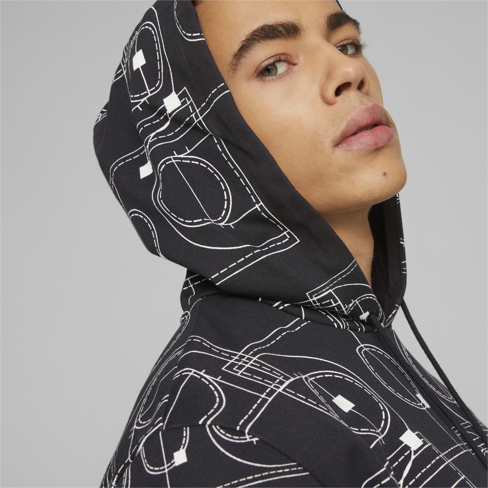 PUMA Trainingspullover »Courtside Booster Basketball-Hoodie Herren«