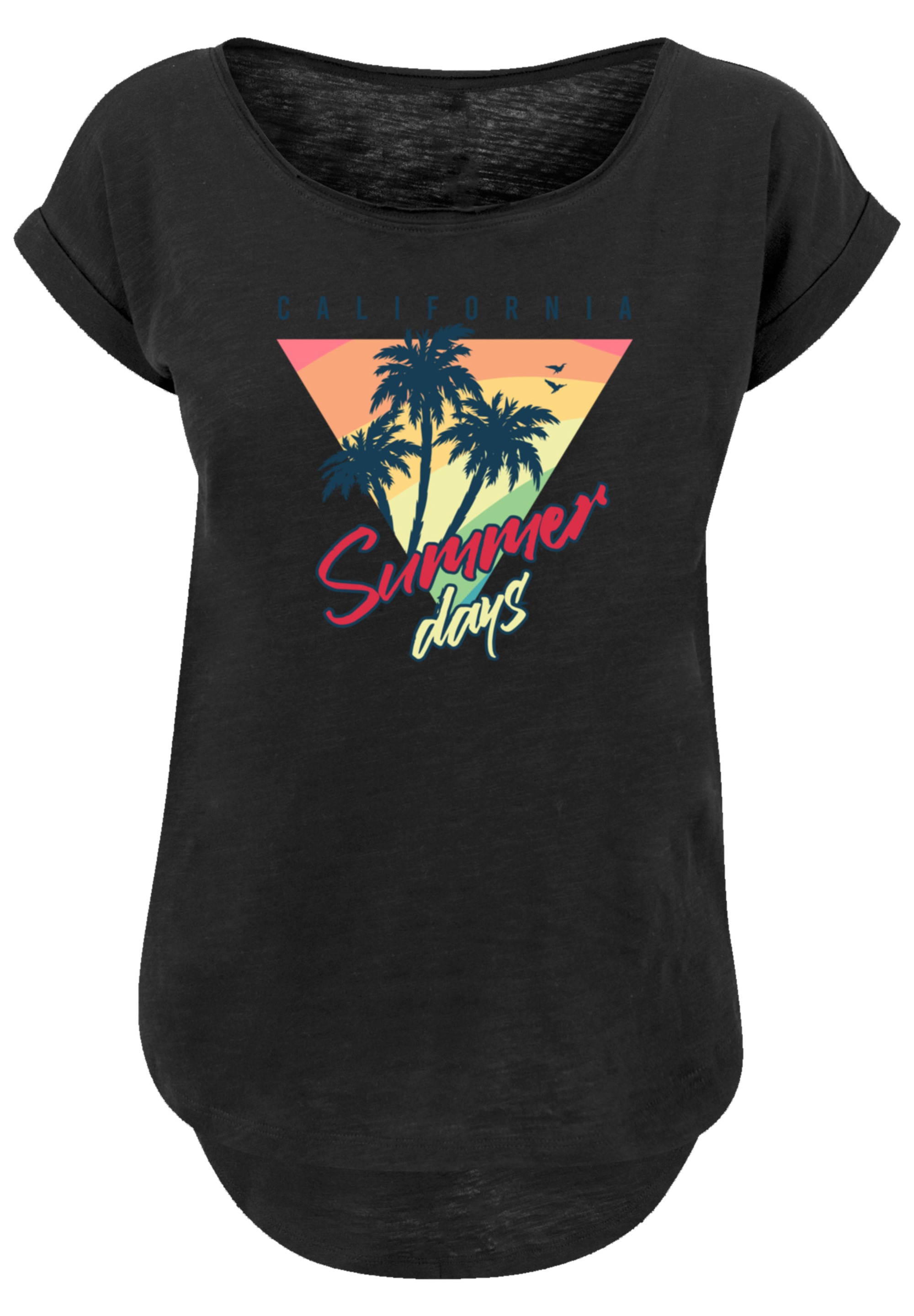 F4NT4STIC T-Shirt »California Palmen Retro«, Premium Qualität