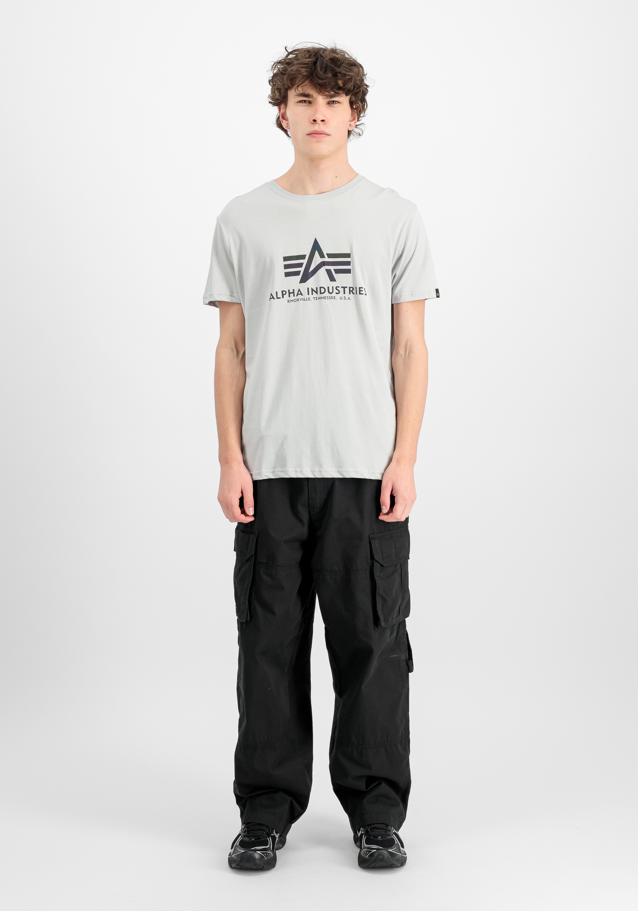 Thumbnail - Alpha Industries T-Shirt "Basic T-Shirt BL Rainbow Ref."