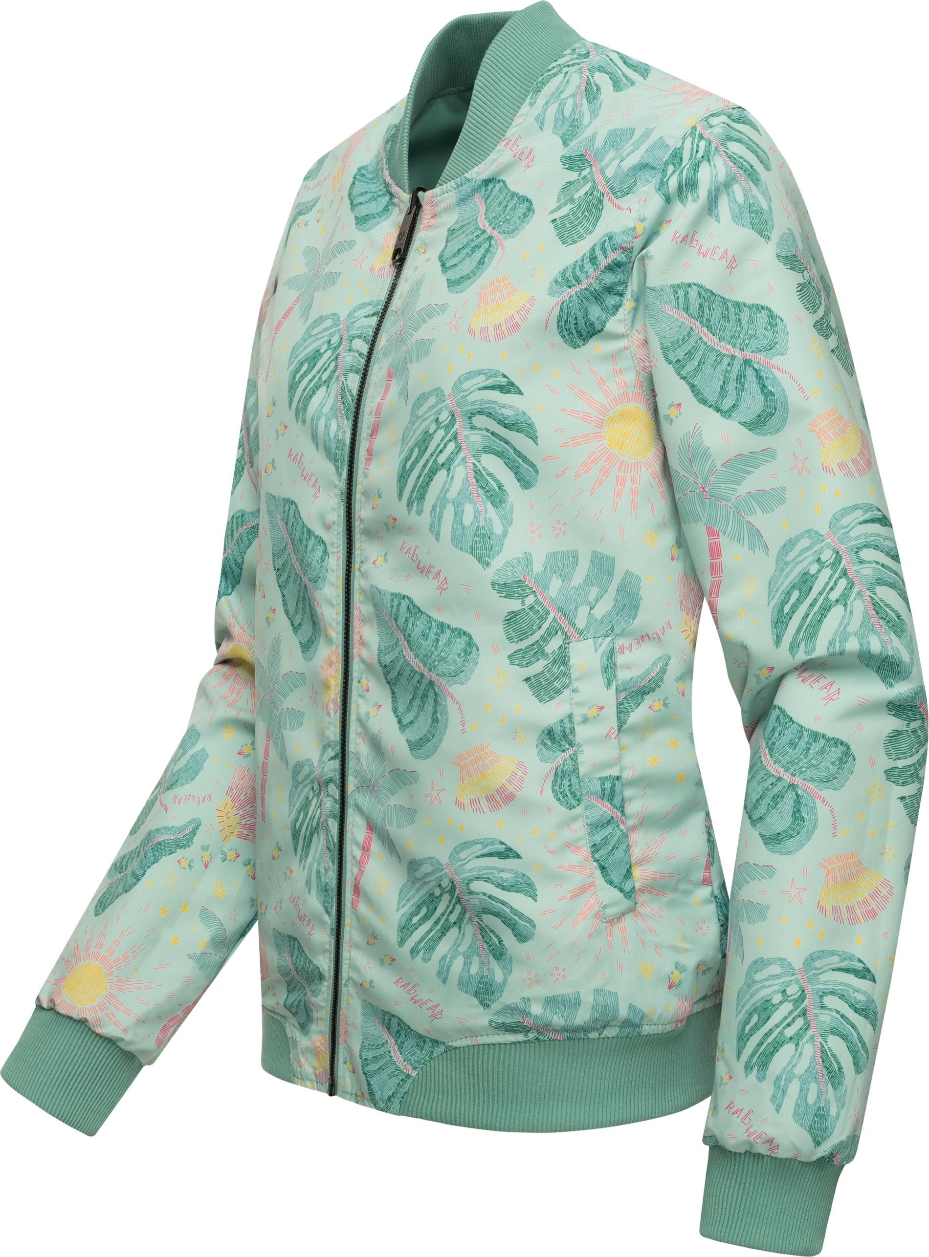 Ragwear Wendejacke »Joom«, ohne Kapuze, modische 2-in-1-Jacke mit Alloverprint und unifarbener Seite