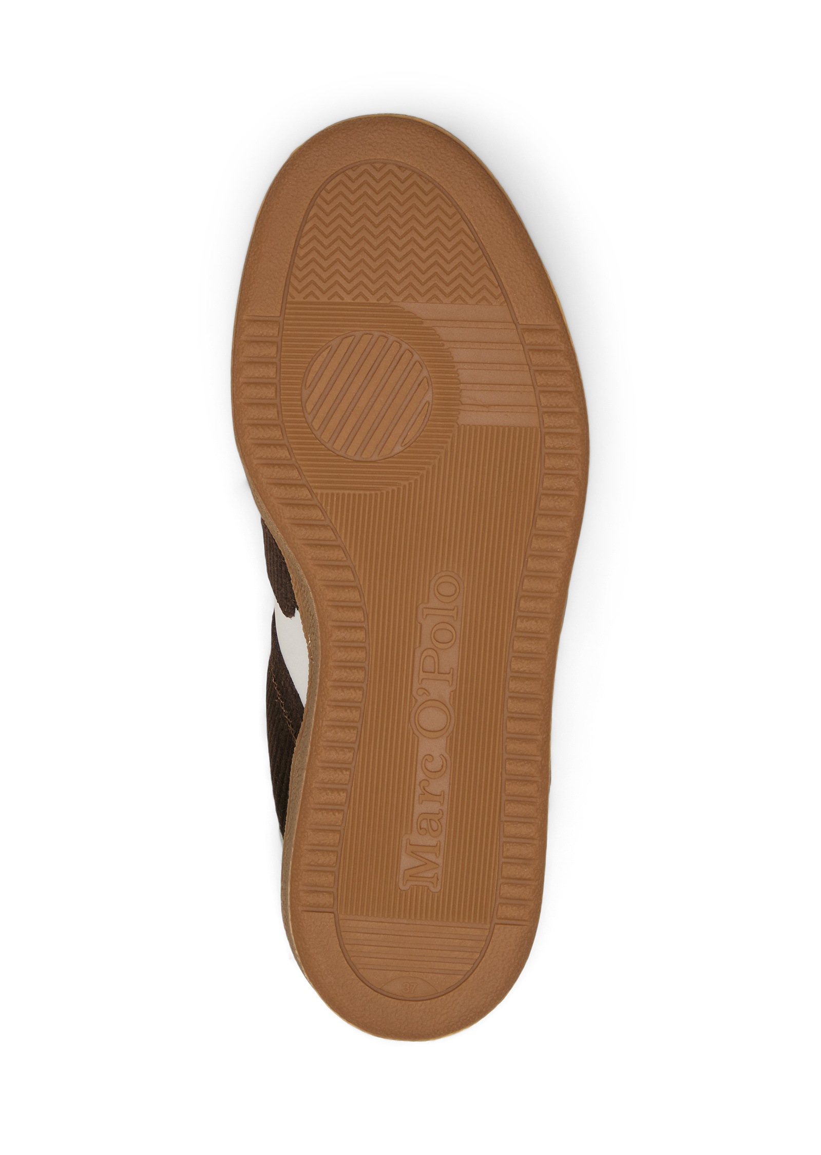 Marc O'Polo Sneaker »aus Leder mit Cordstruktur«