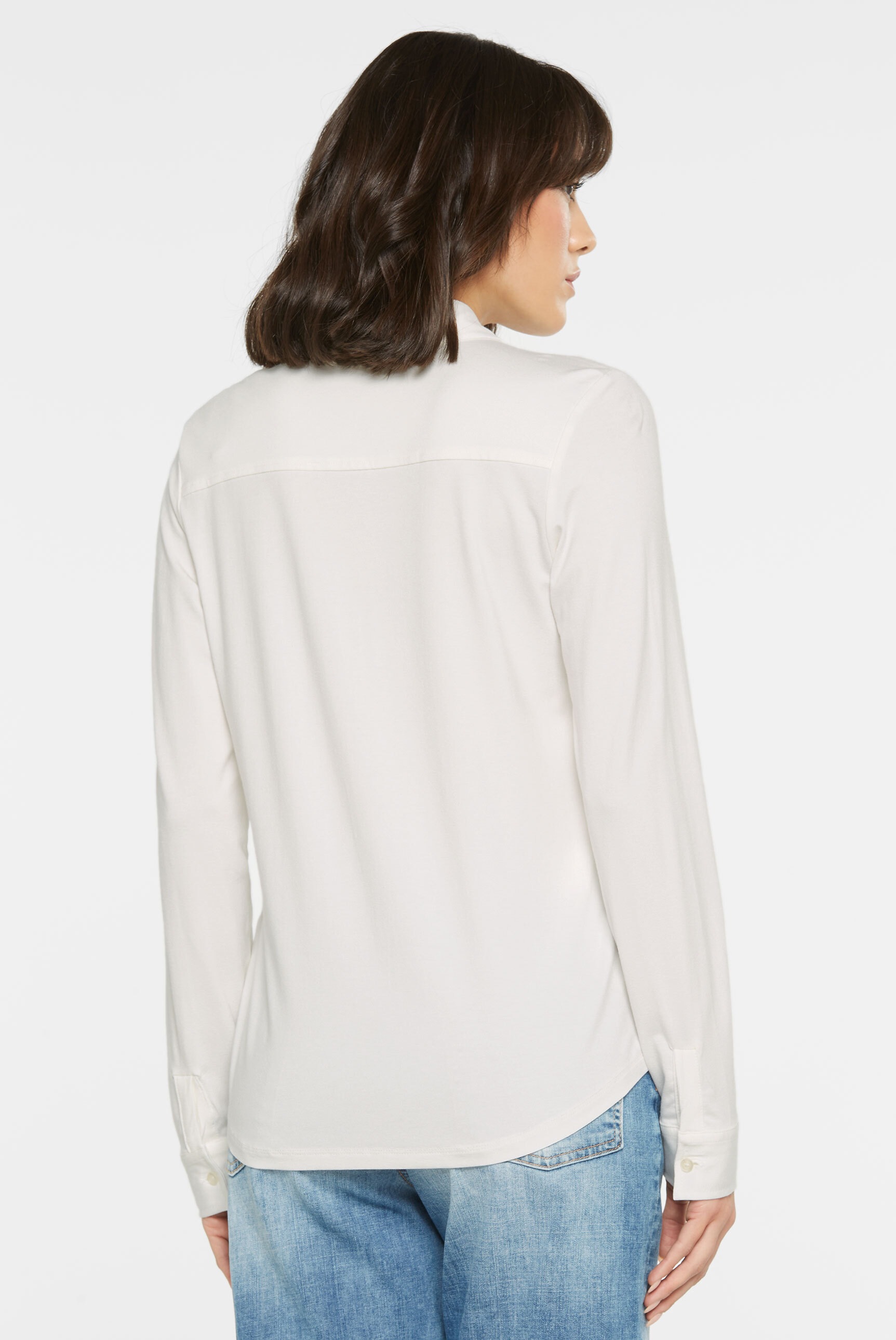 SENSES.THE LABEL Langarmbluse, mit Elasthan-Anteil