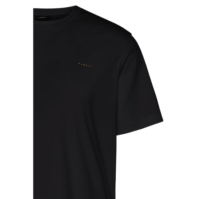 Baumwolle Rundhalsshirt, aus kaufen | ▷ reiner BAUR bugatti